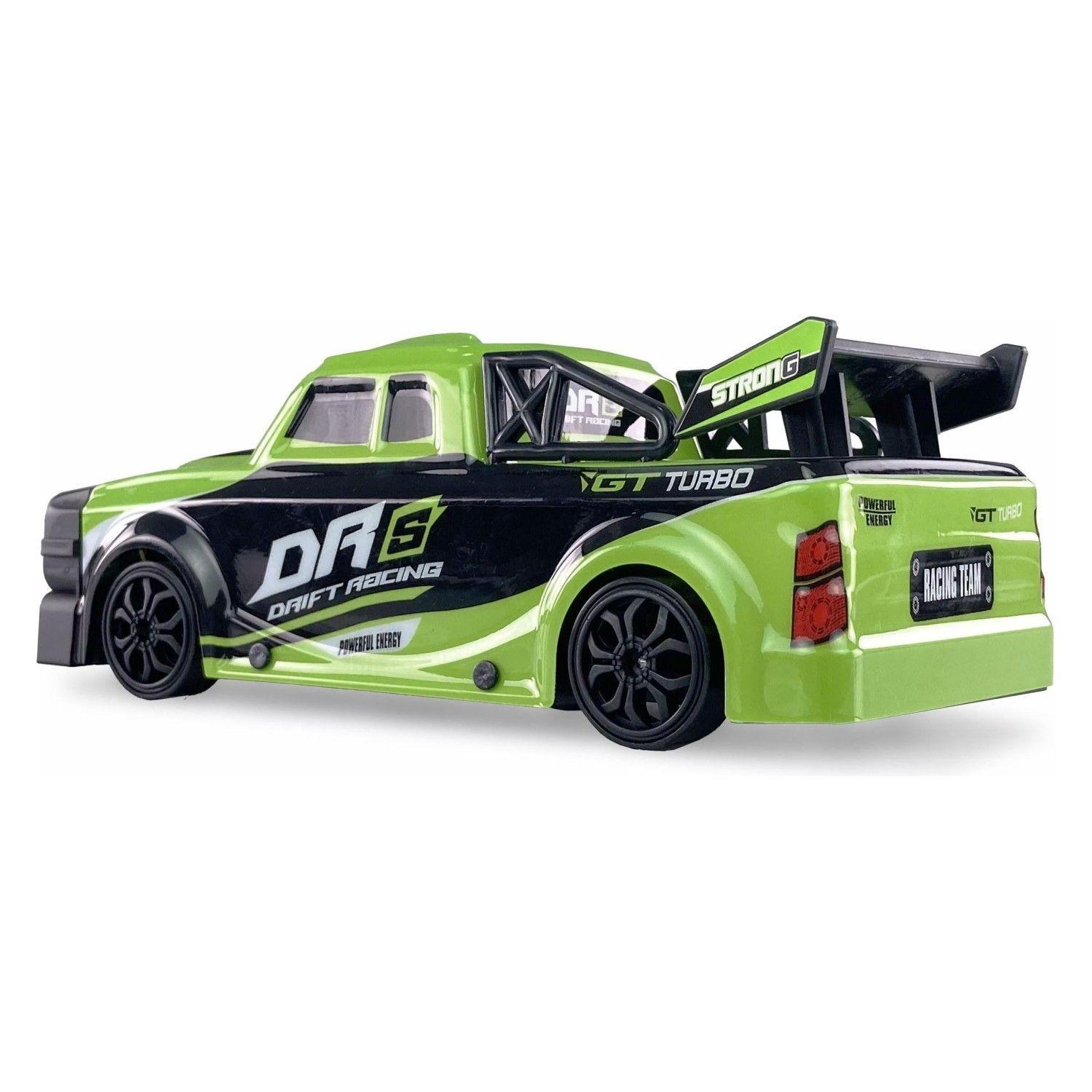 Auto Control Remoto Drift 4 Canales Luces Led DBG1599G Verde-4