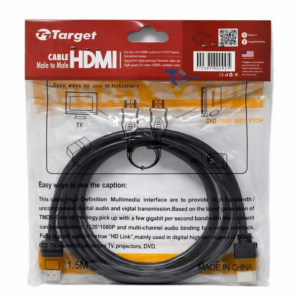 Cable HDMI Target 5 mts Full HD 1.4-2
