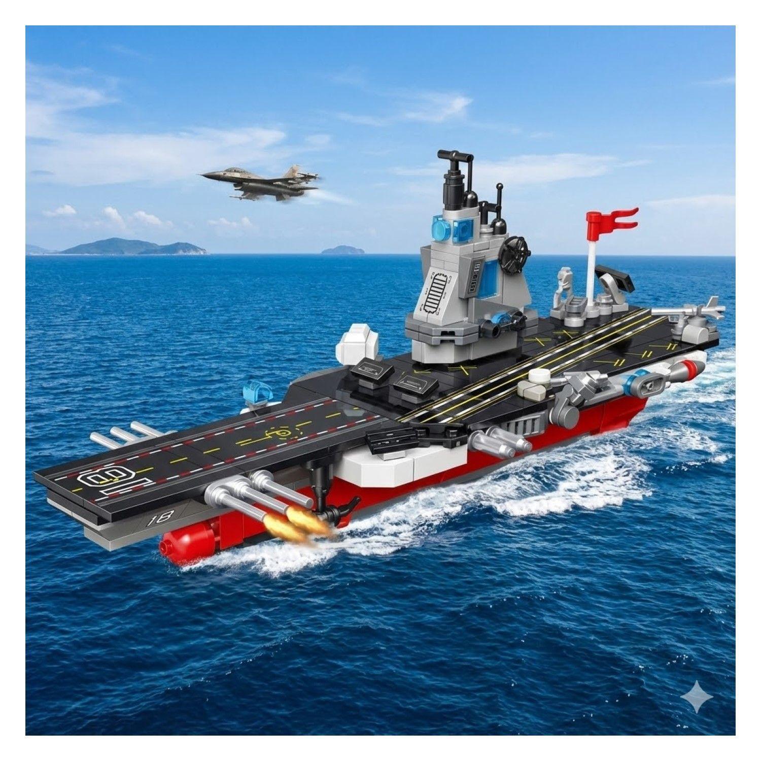 Set Bloques Armables de Portaviones 423 Pzs DBG1777-3