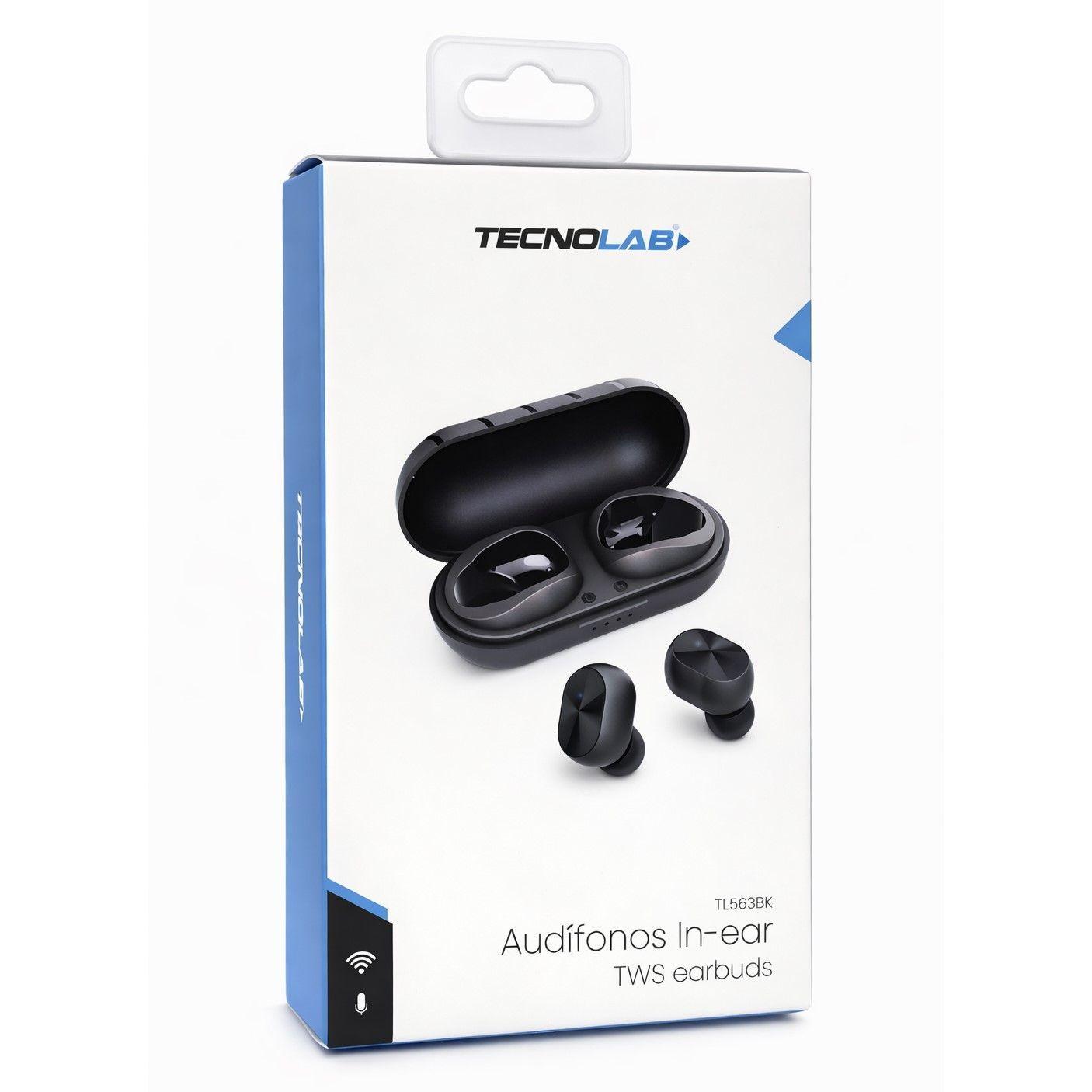 Audífonos Inalámbricos BT Tecnolab TL563BK-1
