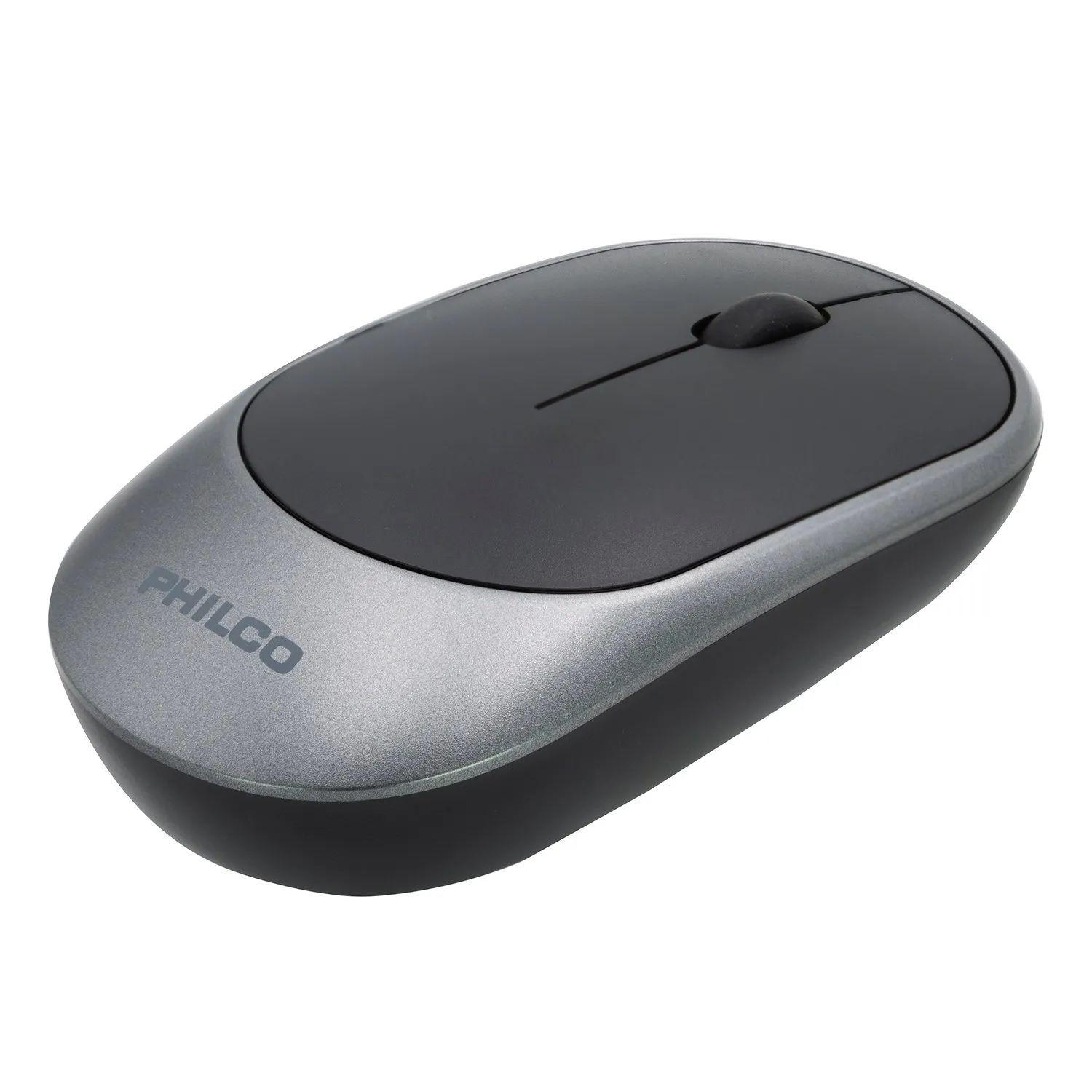 Mouse Inalámbrico Philco Pro 2.4G Gris PPR7314G-3