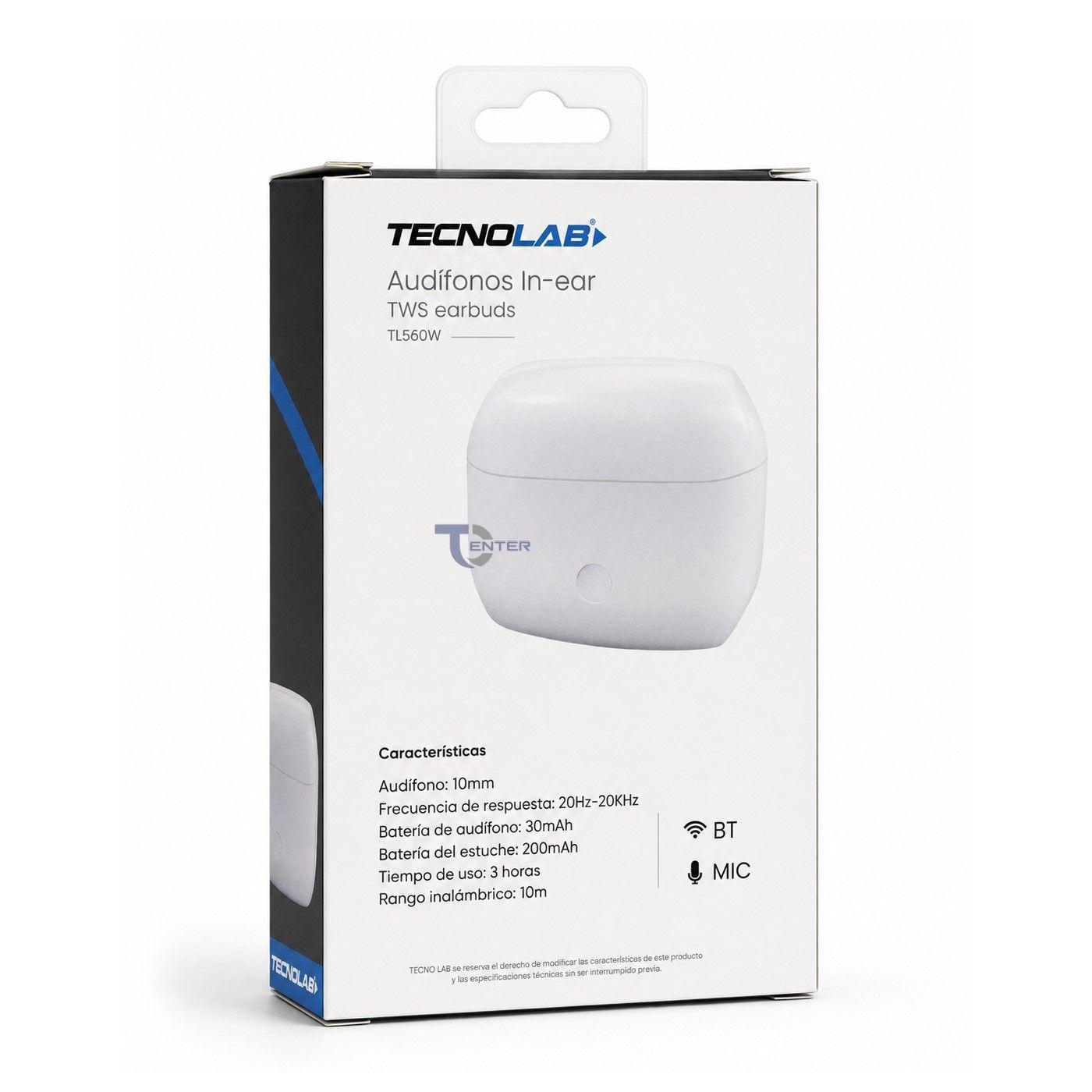 Audífonos Inalámbricos Bt In-Ear Tecnolab TL566W Blancos-3