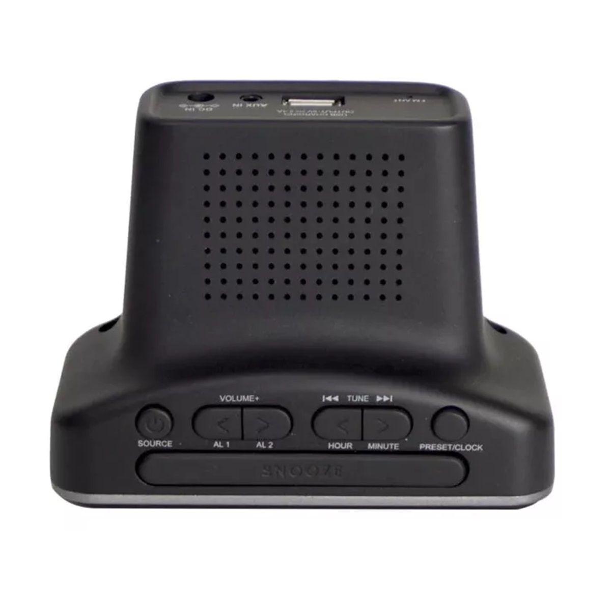 Radio Reloj Despertador Digital Philco PAR1012BT -3