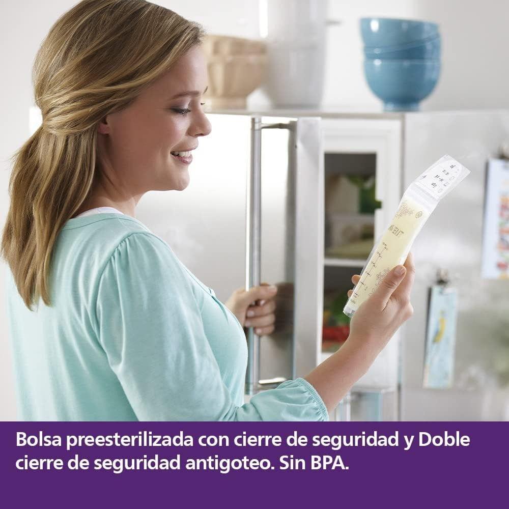 Set 25 Bolsas para Almacenar Leche Avent 180ml-3