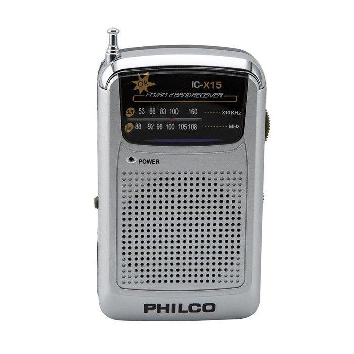 Radio a Pilas Philco ICX-15 Fm/Am Portable de Bolsillo-2
