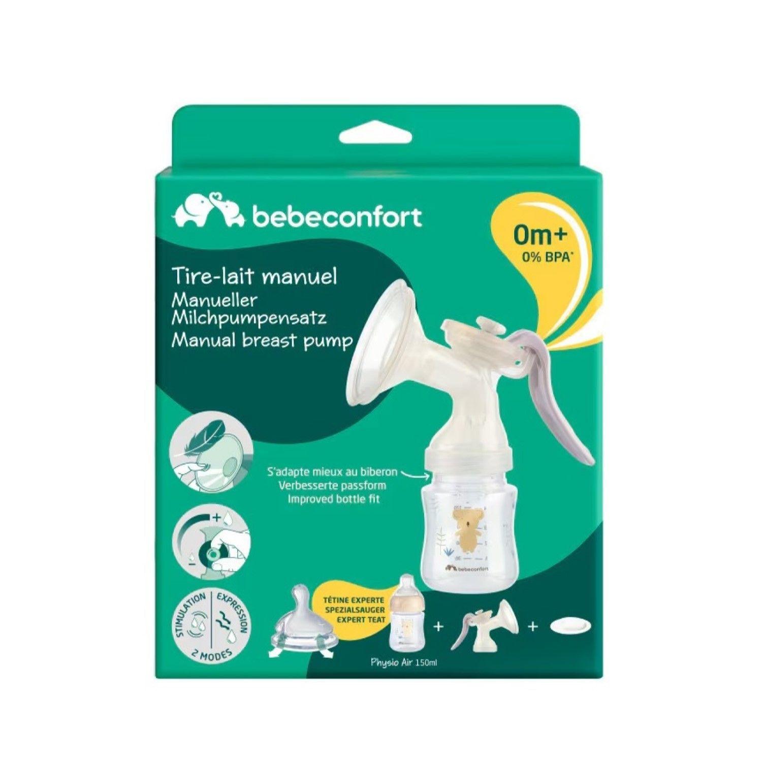 Kit Extractor de Leche Manual Physio Air 150ml Bebeconfort -6