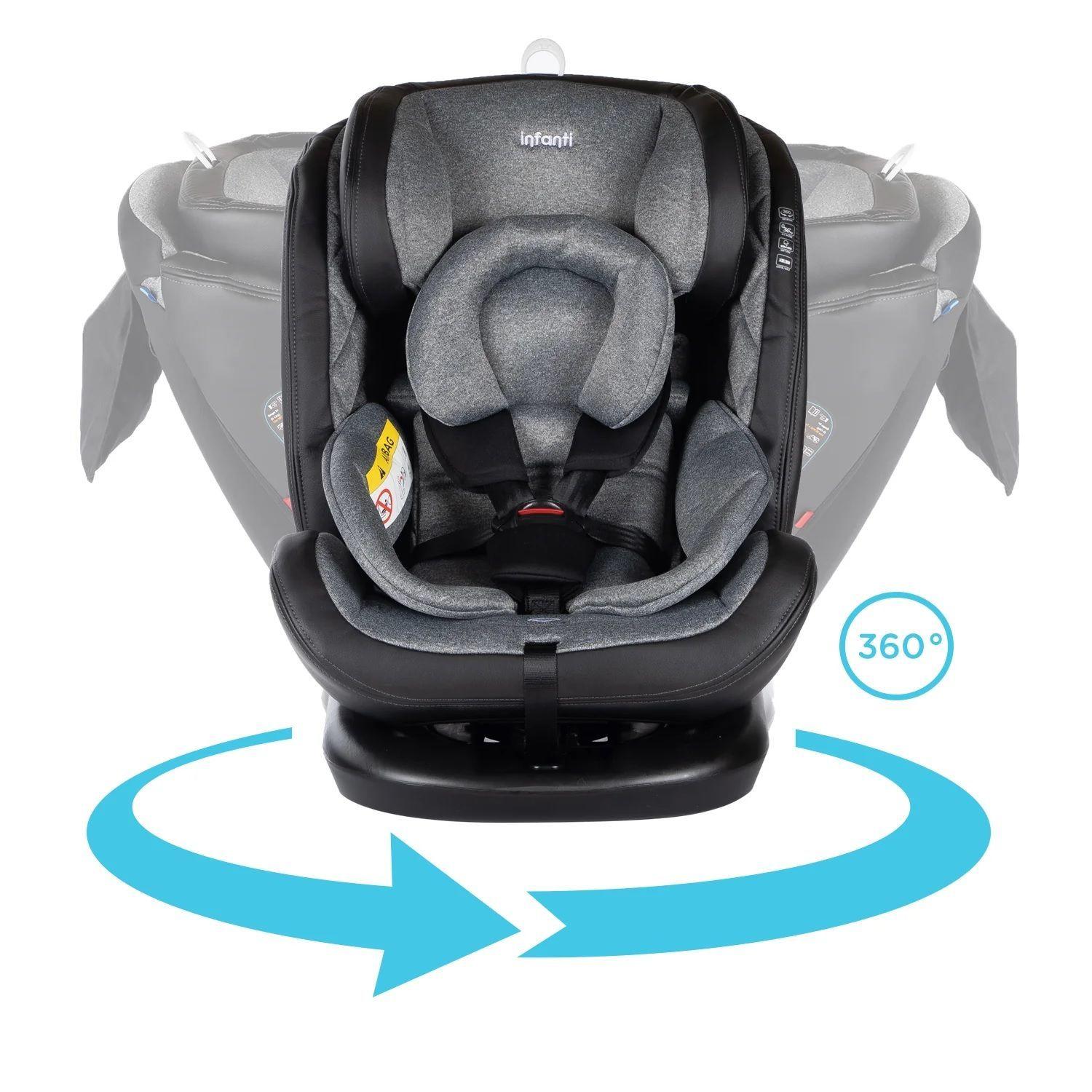 Silla  Auto Convertible I-Giro 360 Infanti Light Grey-6