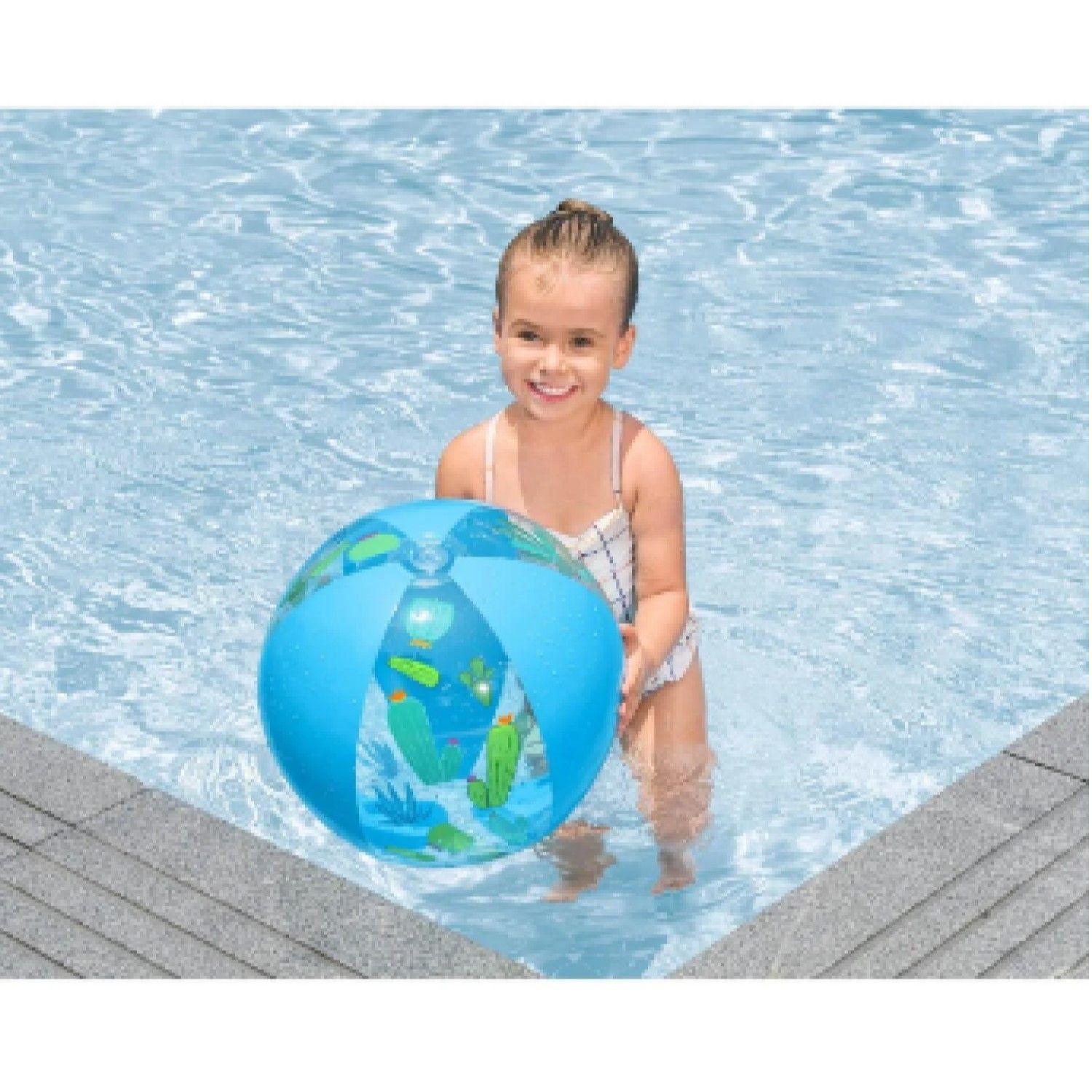 Pelota Inflable Playa Splash 51cm Bestway Azul -2