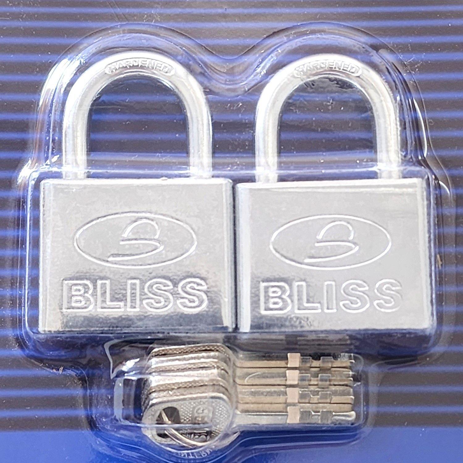 Pack 2 Candados de Seguridad 40mm Bliss 13346-3