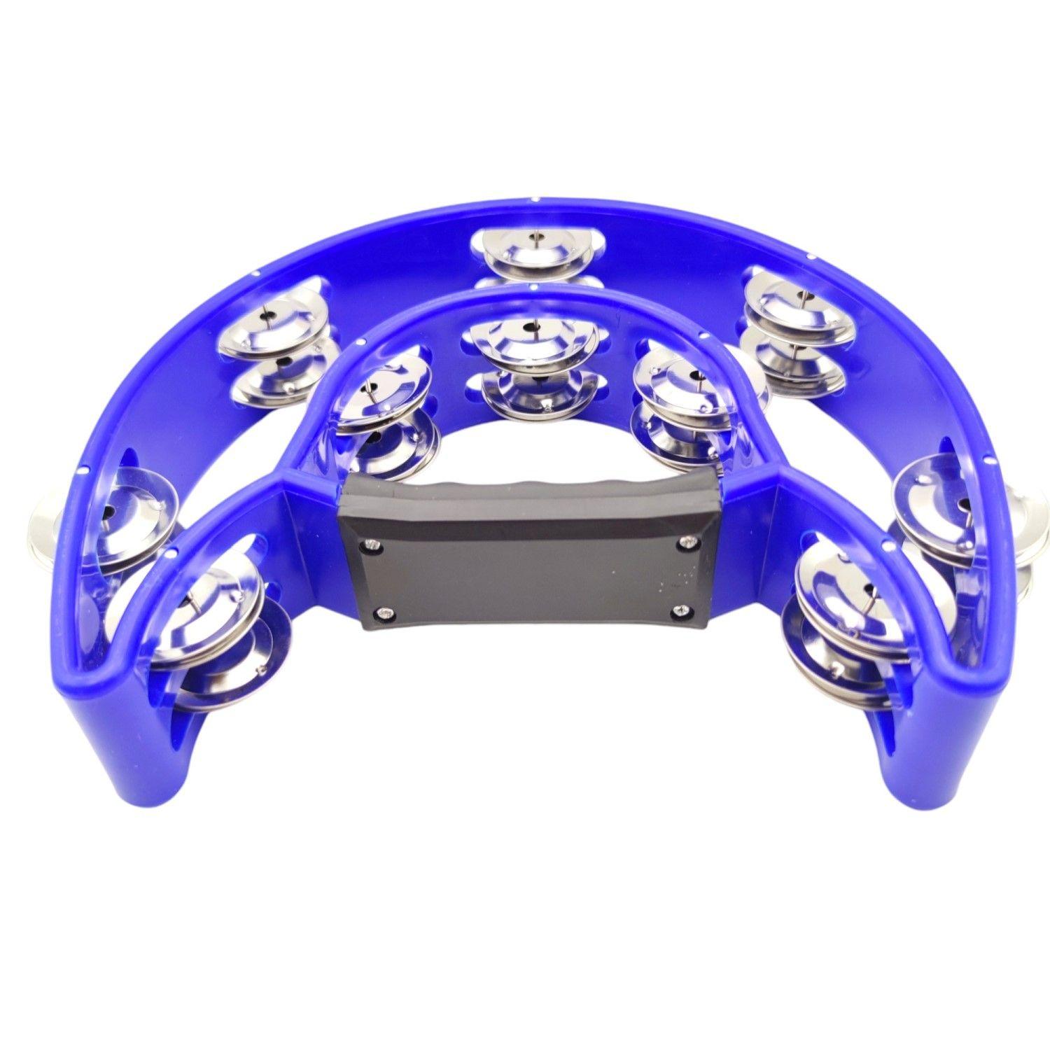 Pandero Musical Media Luna Hendrix Azul 20x20 cm-3