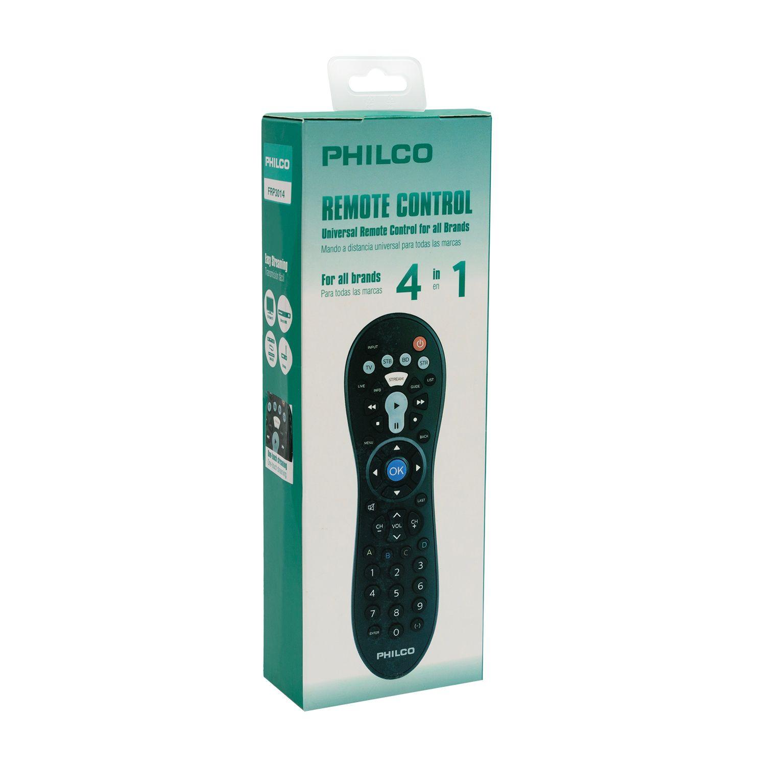 Control Remoto Universal Philco 4 En 1 FRP3014-4