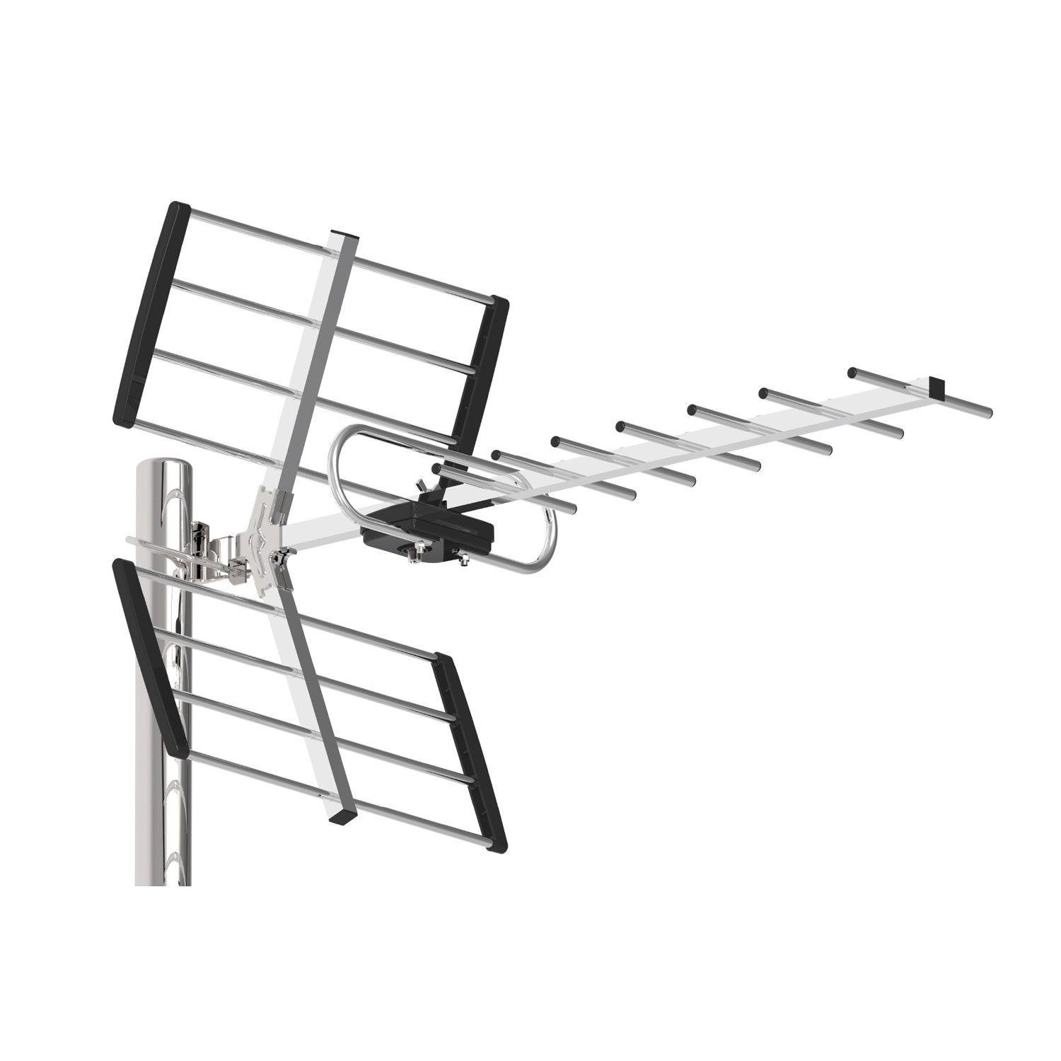 Antena Digital para TV Exterior 10-13 dB HDTV & 4K Tecnolab-0