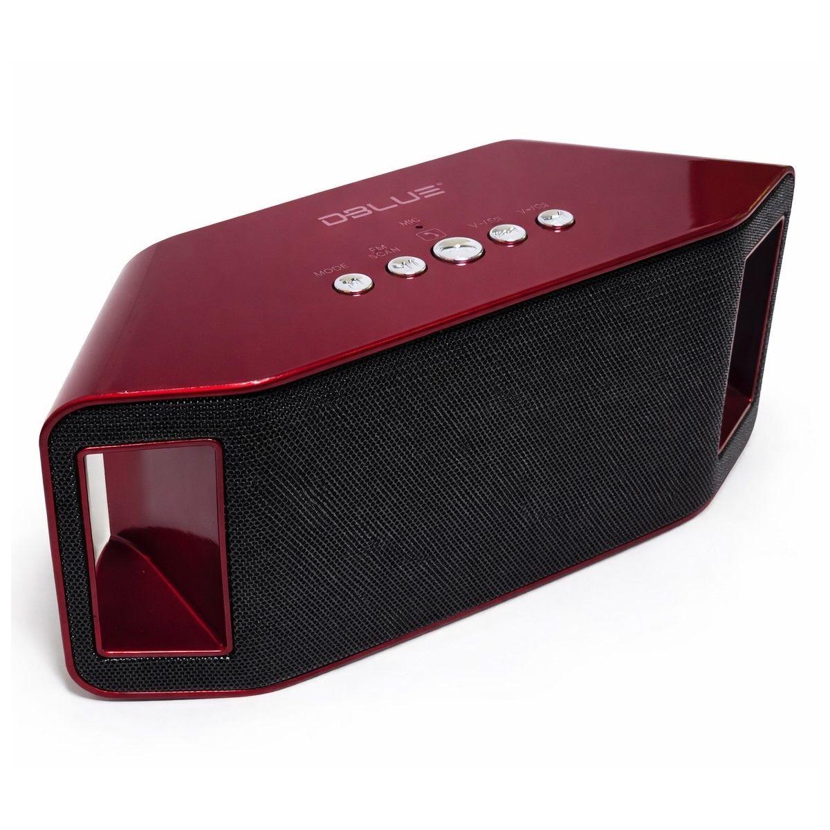 Parlante inalámbrico Portatil BT Rojo DBLUE DBS110-0