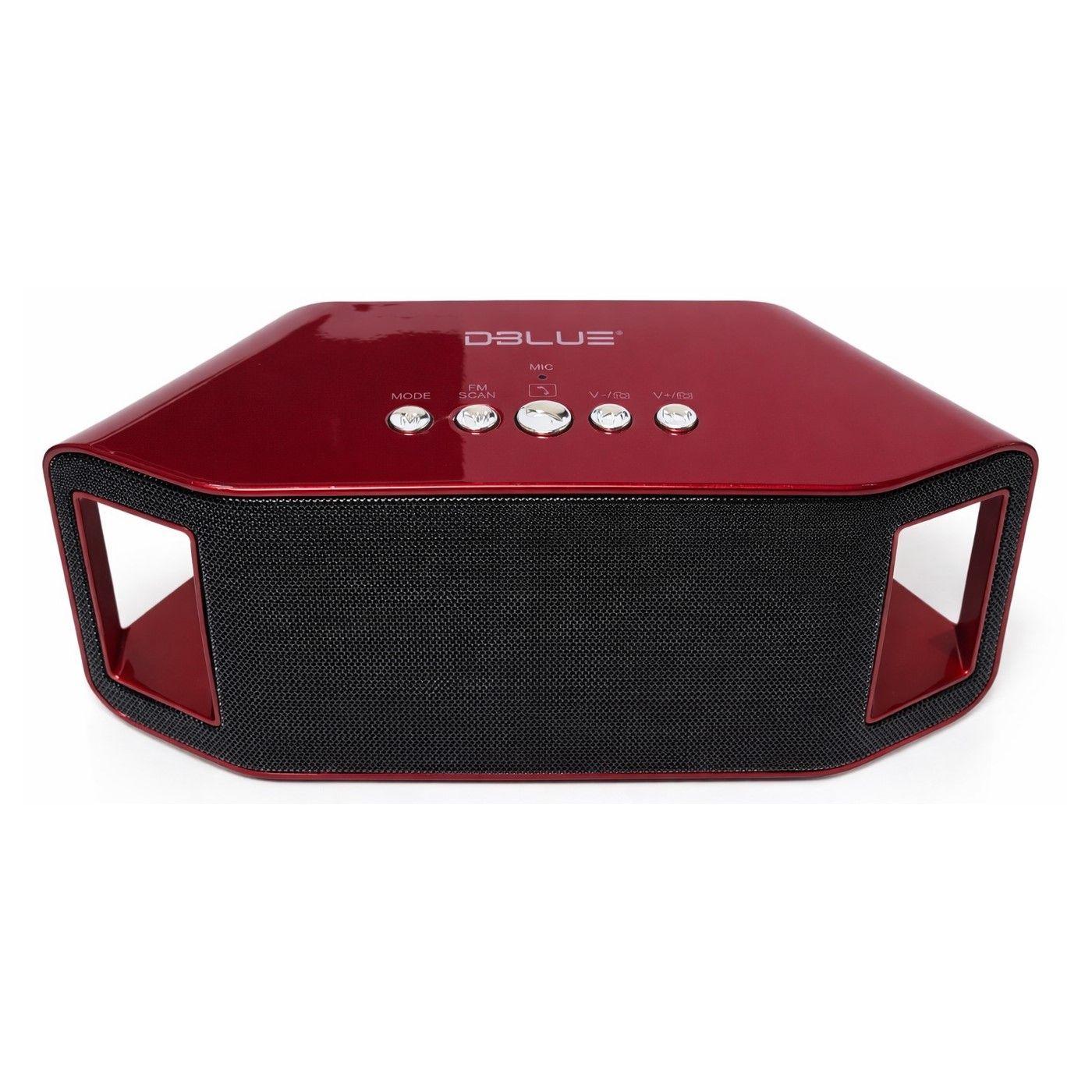 Parlante inalámbrico Portatil BT Rojo DBLUE DBS110-3
