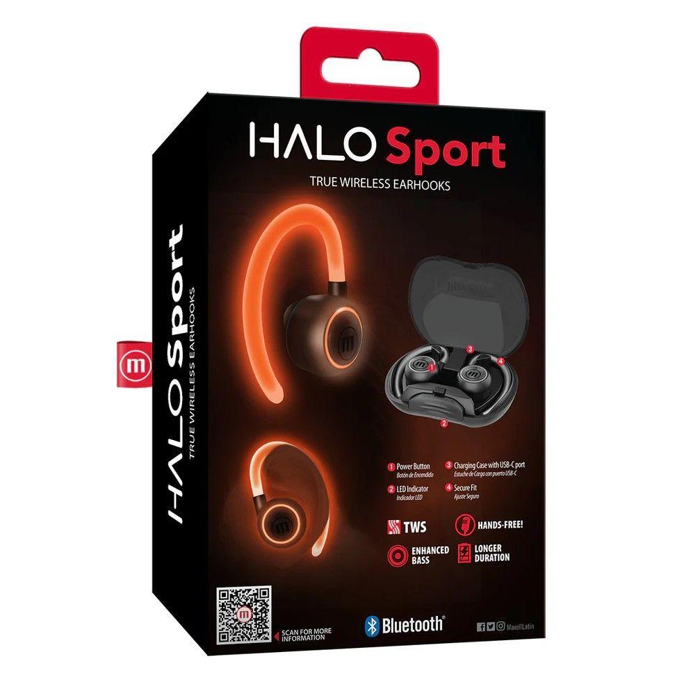 Audífonos Deportivos Inalámbricos Bt Maxell Tws Halo con Iluminación-2