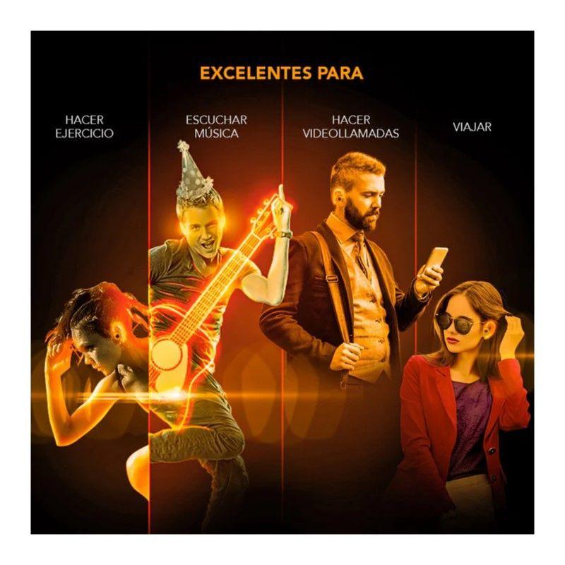 Audífonos Deportivos Inalámbricos Bt Maxell Tws Halo con Iluminación-3