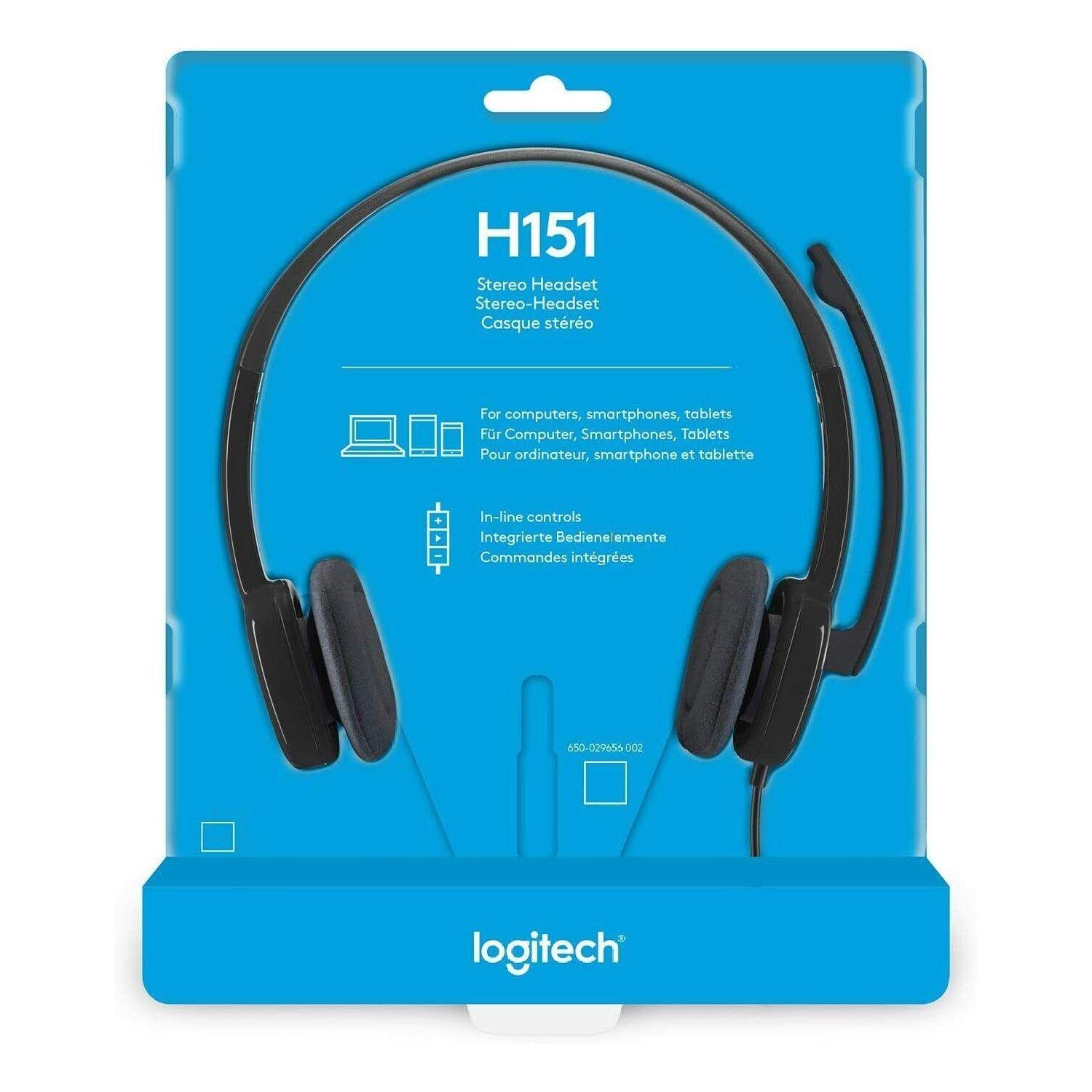 Audífono Logitech H151 Con Micrófono Jack 3.5mm-4