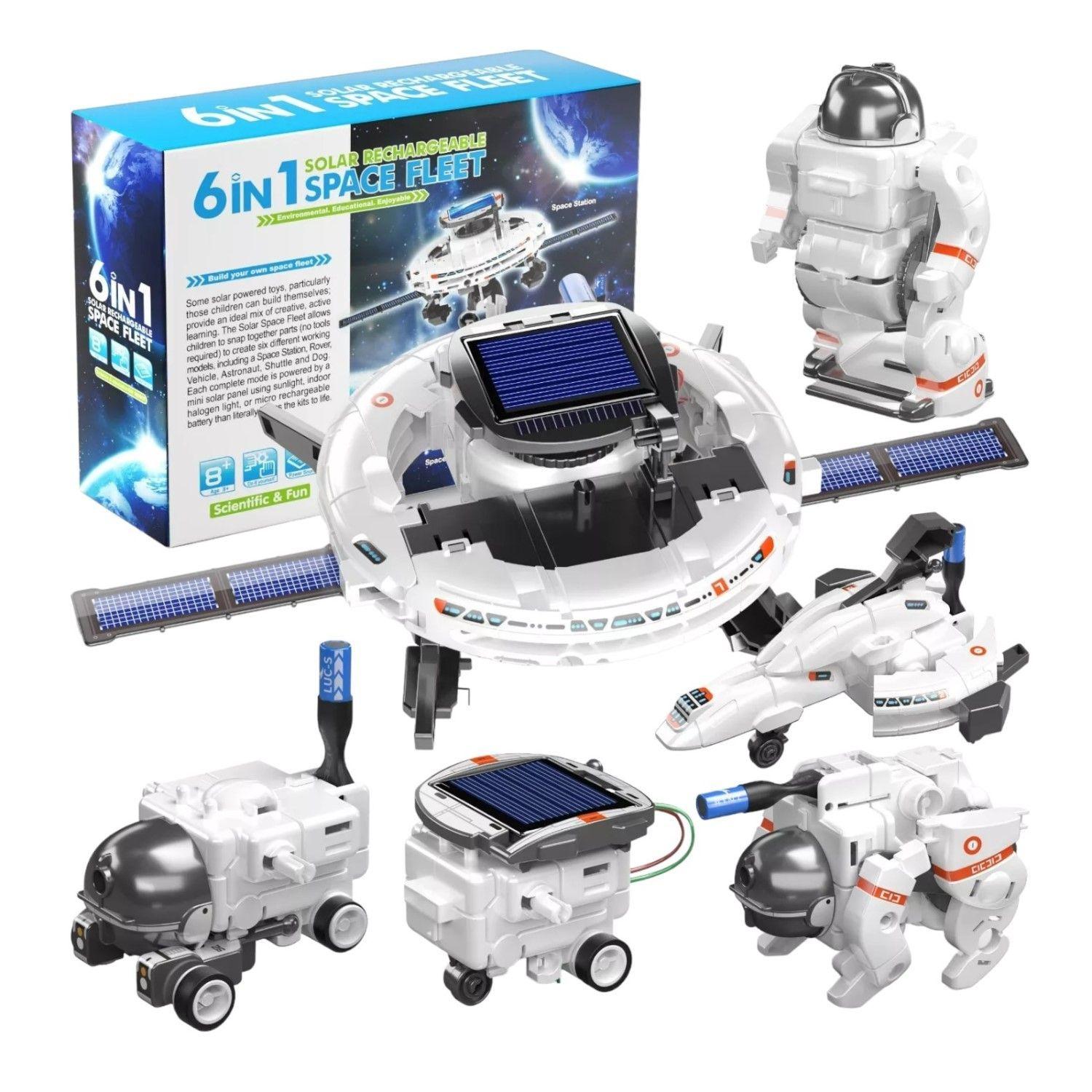 Juguete Científico Solar Flota Espacial 6 en 1-0
