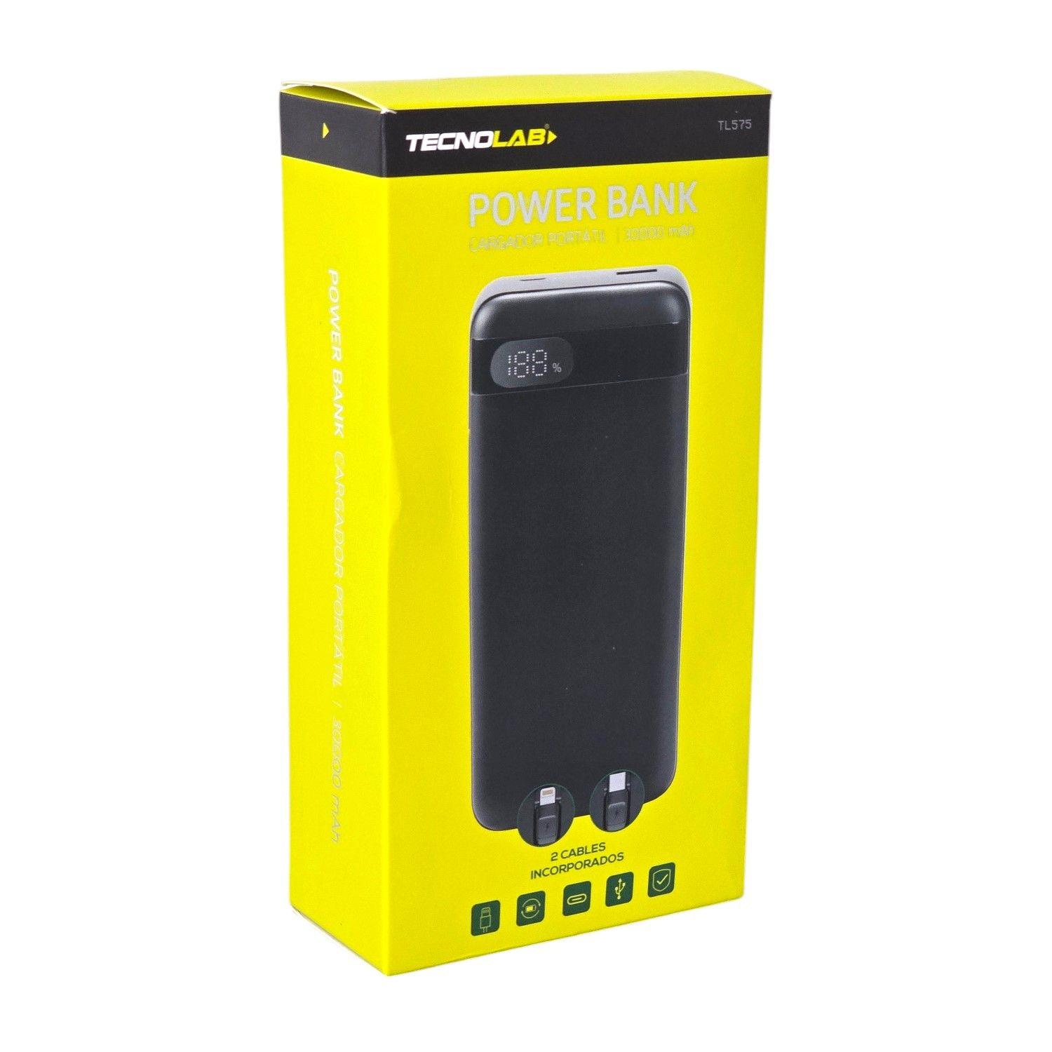 Batería Portátil Powerbank 30.000 Tecnolab TL575-6