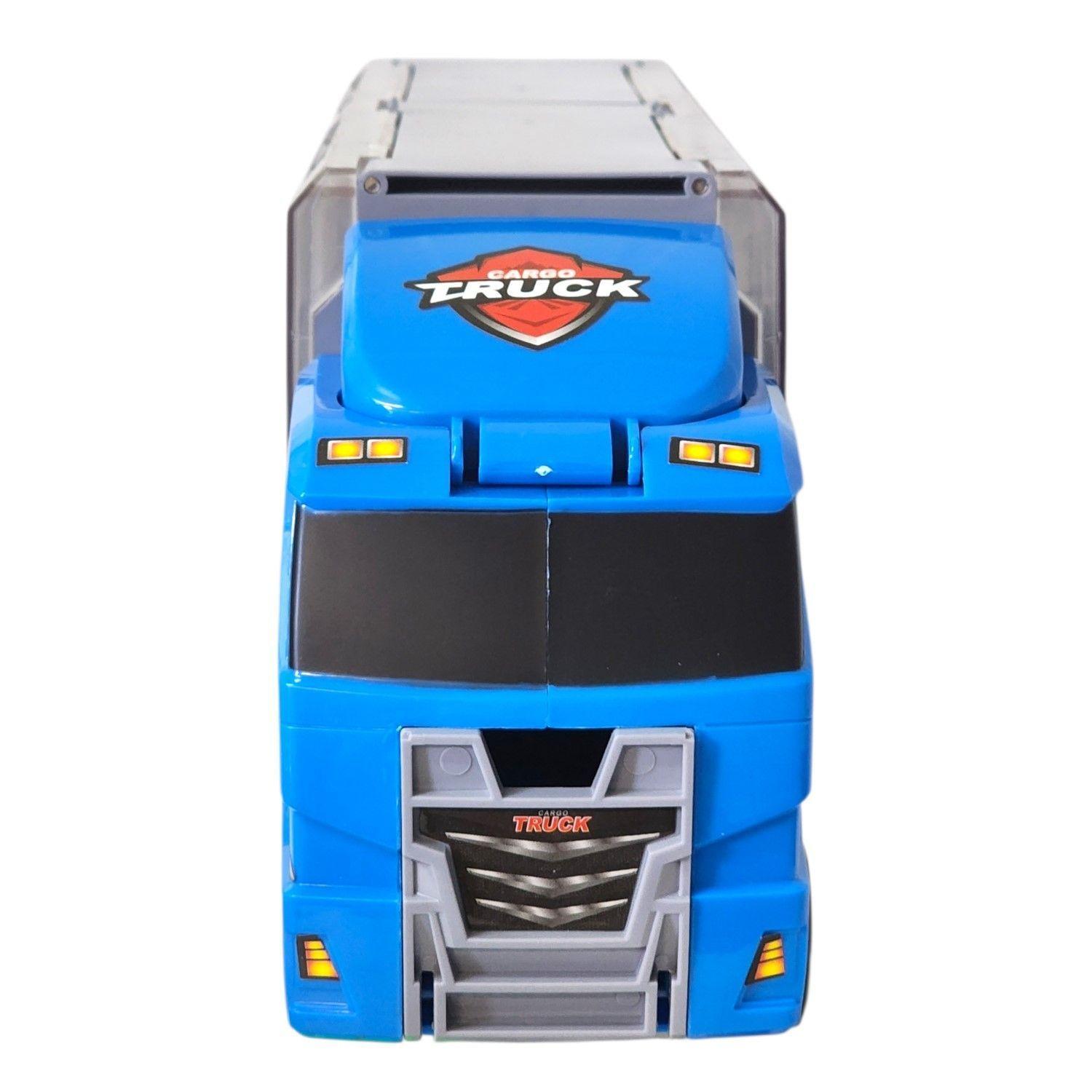 Juguete Camión Transporte Policial Fricción 6 Autos DBG1611-2