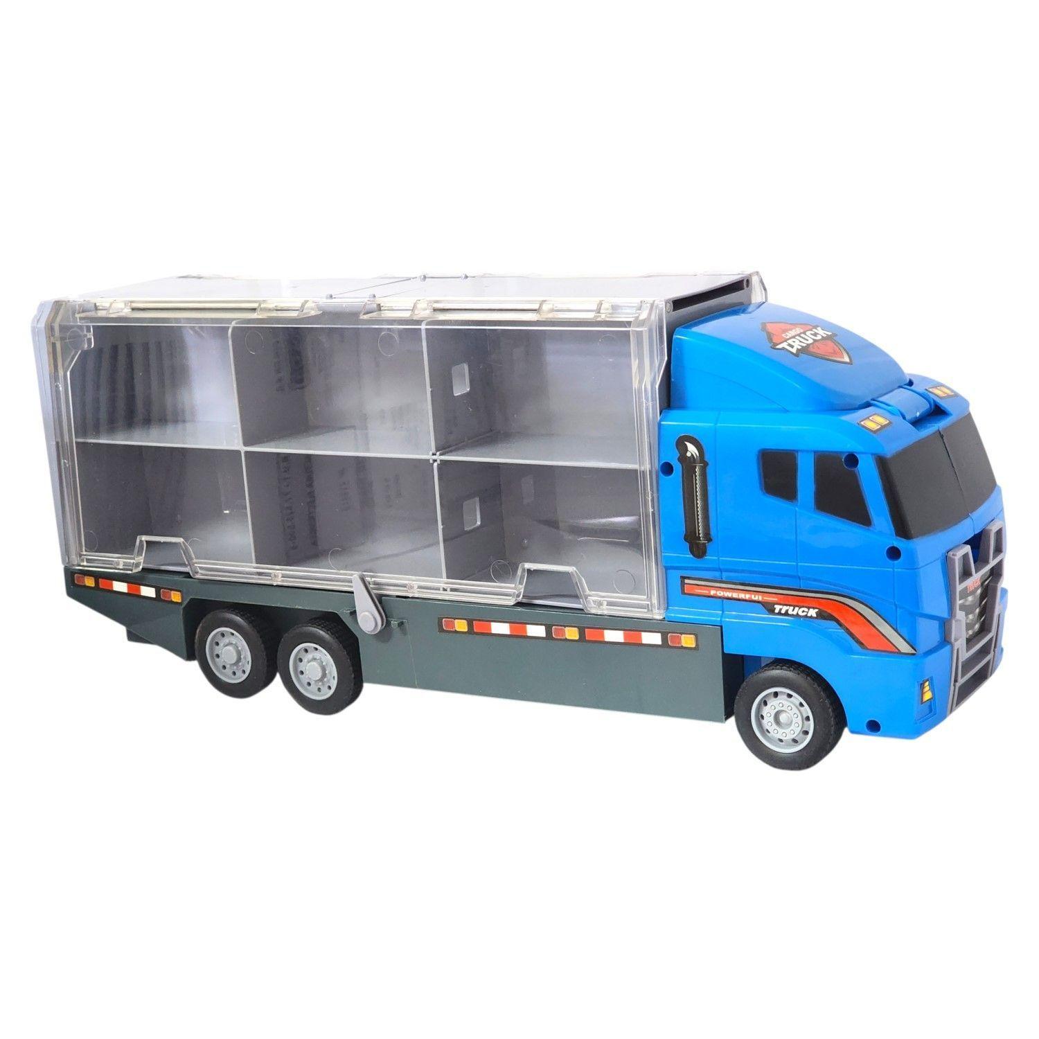 Juguete Camión Transporte Policial Fricción 6 Autos DBG1611-3