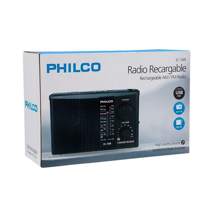 Radio Portatil Philco IC-18R Multibandas Usb-1