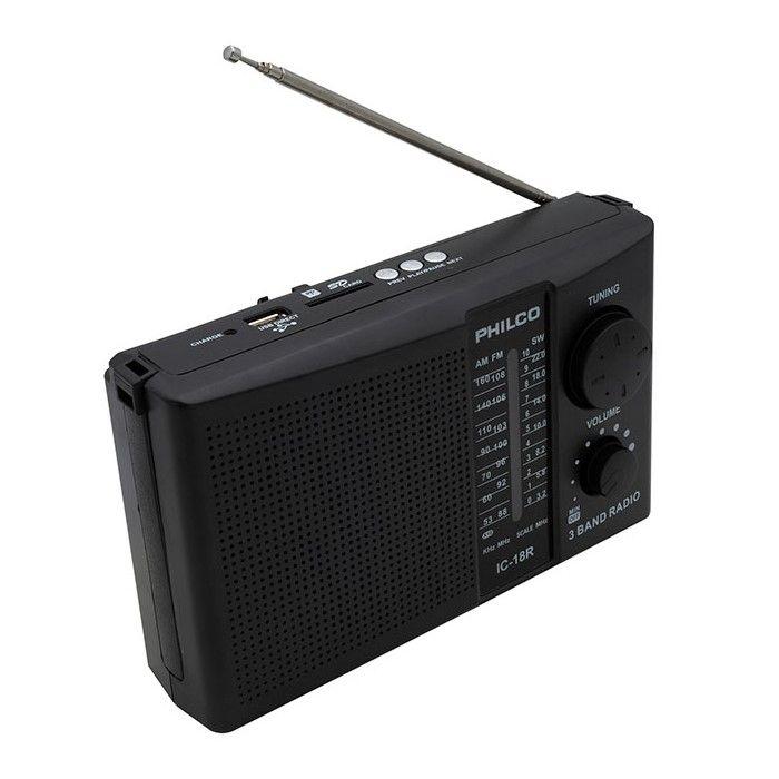 Radio Portatil Philco IC-18R Multibandas Usb-2