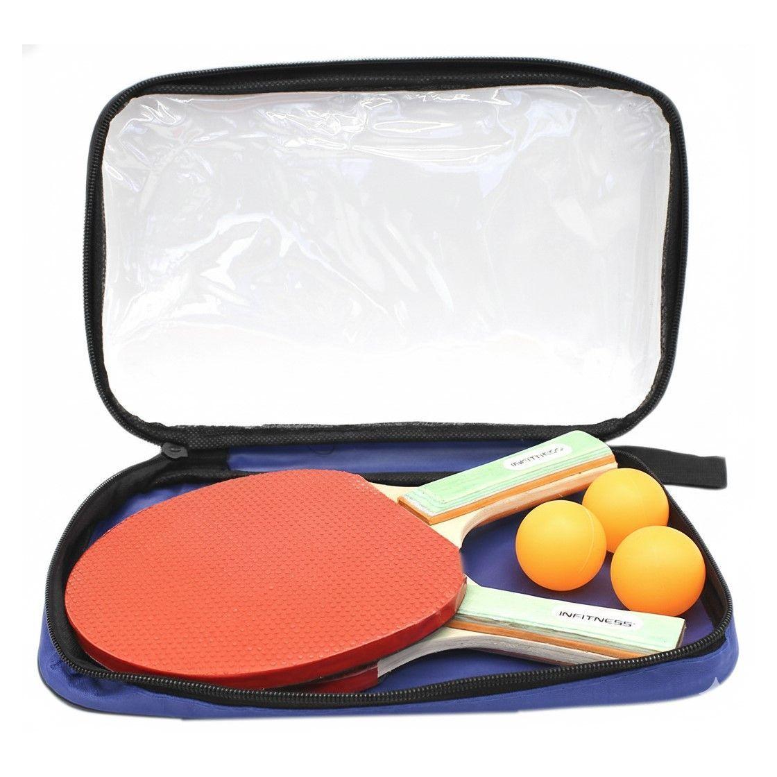 Set 2 Paletas De Ping Pong Infitness IN0007 Nivel Básico-2