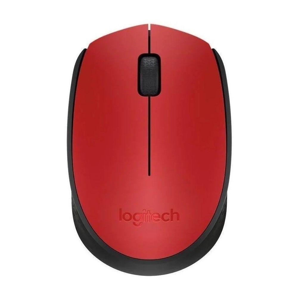 Mouse Inalambrico Logitech M170 Rojo-0