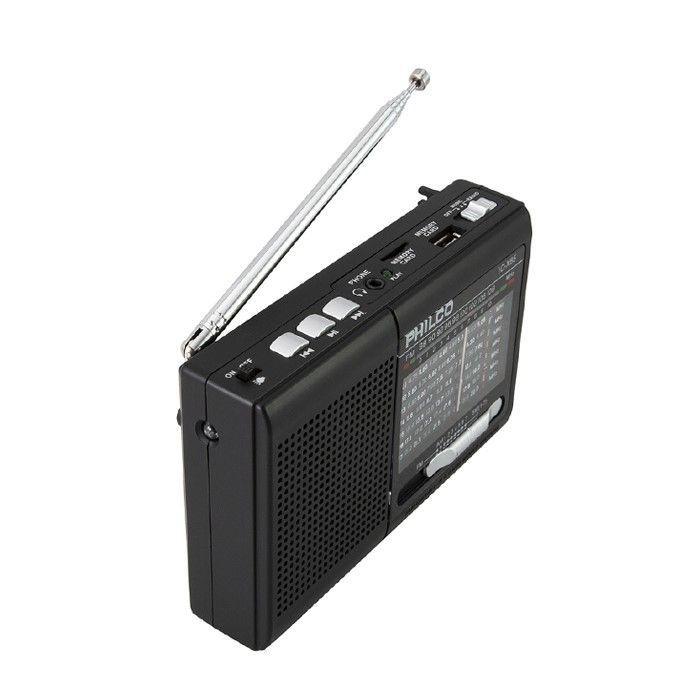 Radio Portatil Philco IC-X65 Multibandas Usb-2