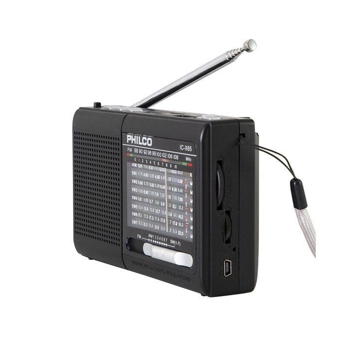 Radio Portatil Philco IC-X65 Multibandas Usb-3