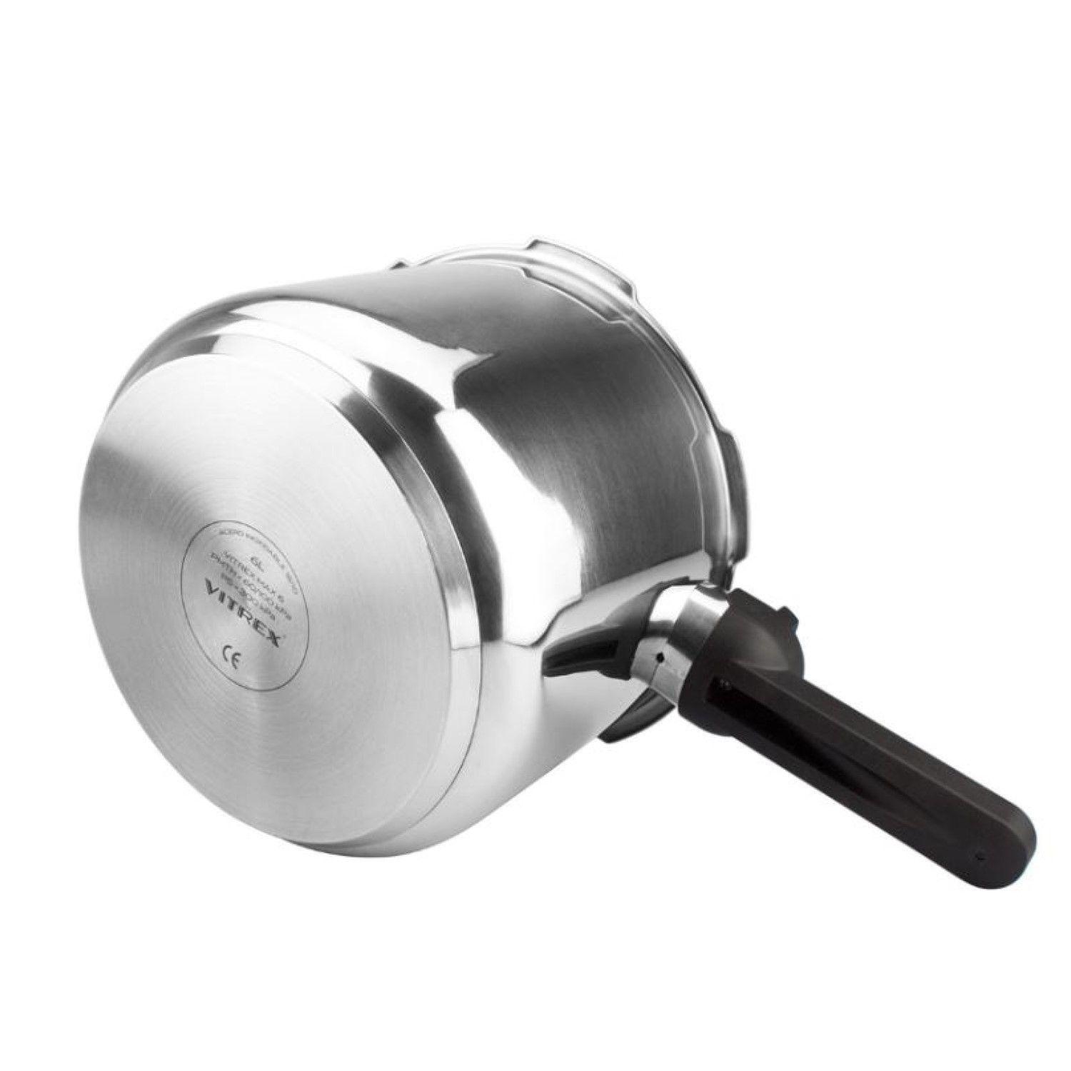 Olla a Presión Max Acero Inoxidable 6 Lt Vitrex-2