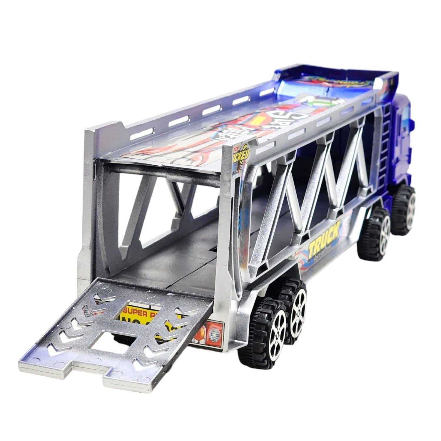 Camión Tráiler Transportador con Animales Juguetes 55173a-4