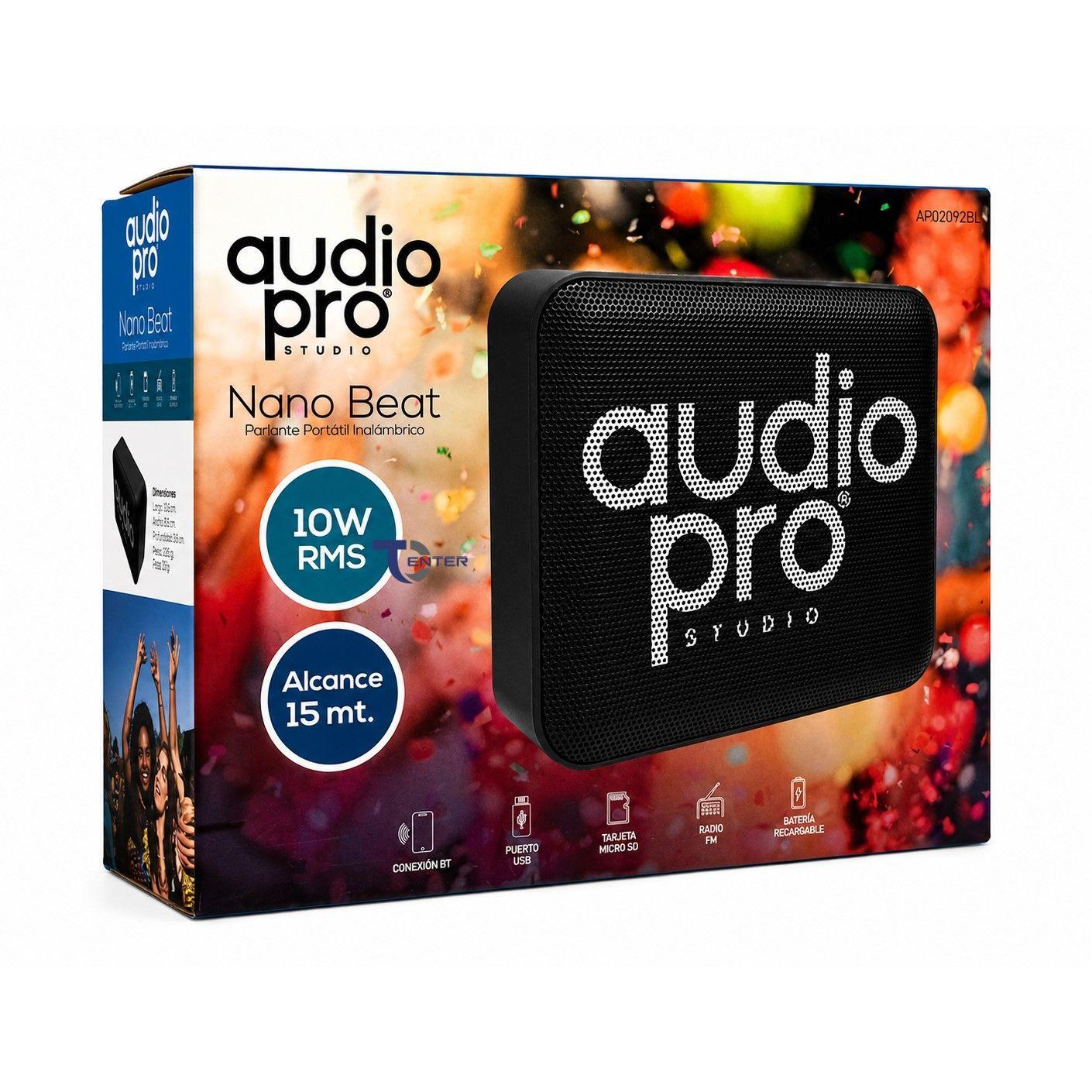 Parlante BT Audiopro 10w Inalámbrico AP02082BK Negro-4
