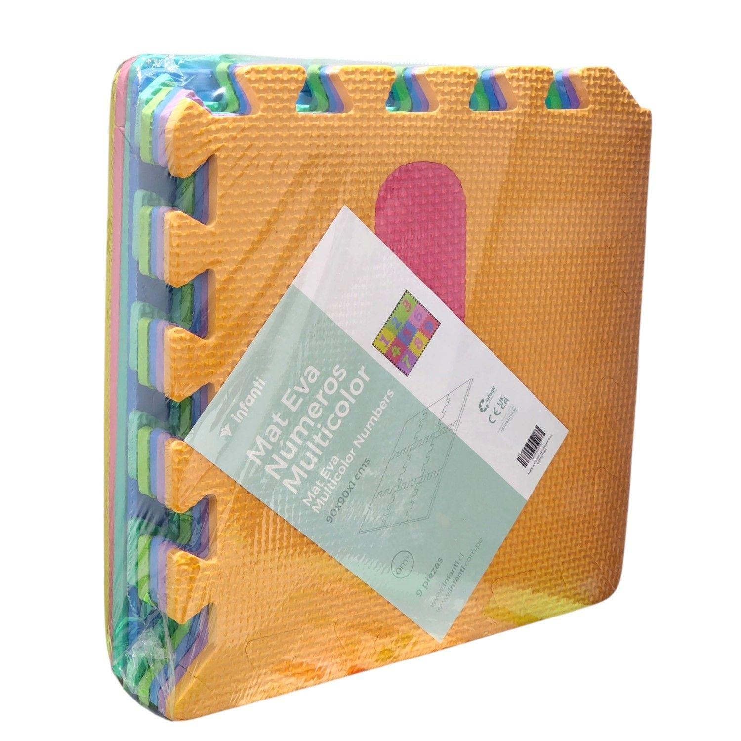 Alfombra Mat Eva Didáctica Números 9 Piezas Infanti-2