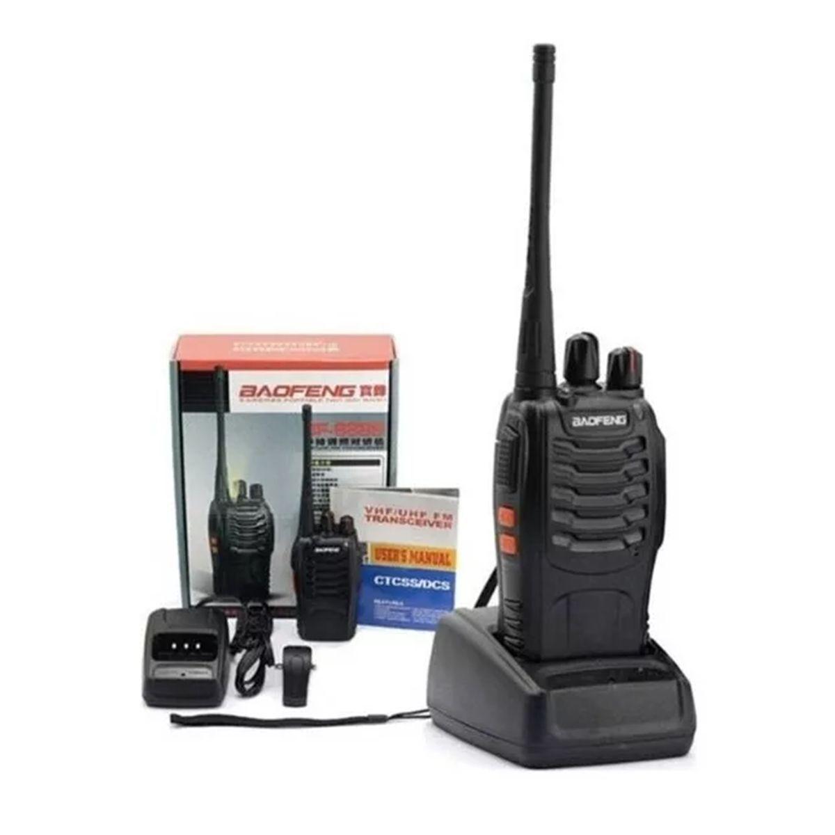 Radio Transmisor 2 Vías Baofeng Bf-888s Negro -2
