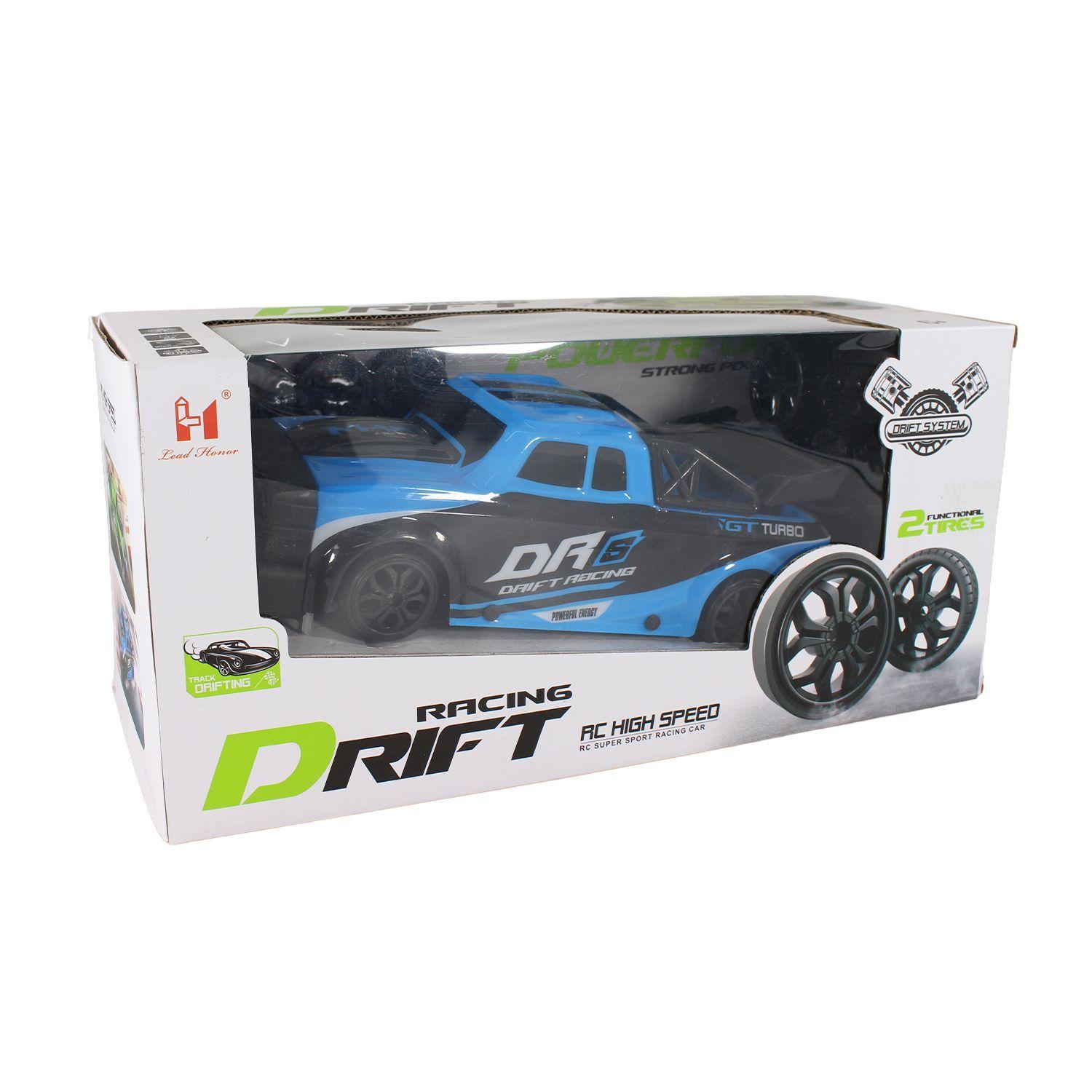 Auto Control Remoto Drift 4 Canales Luces Led Azul DBG1599BL-7