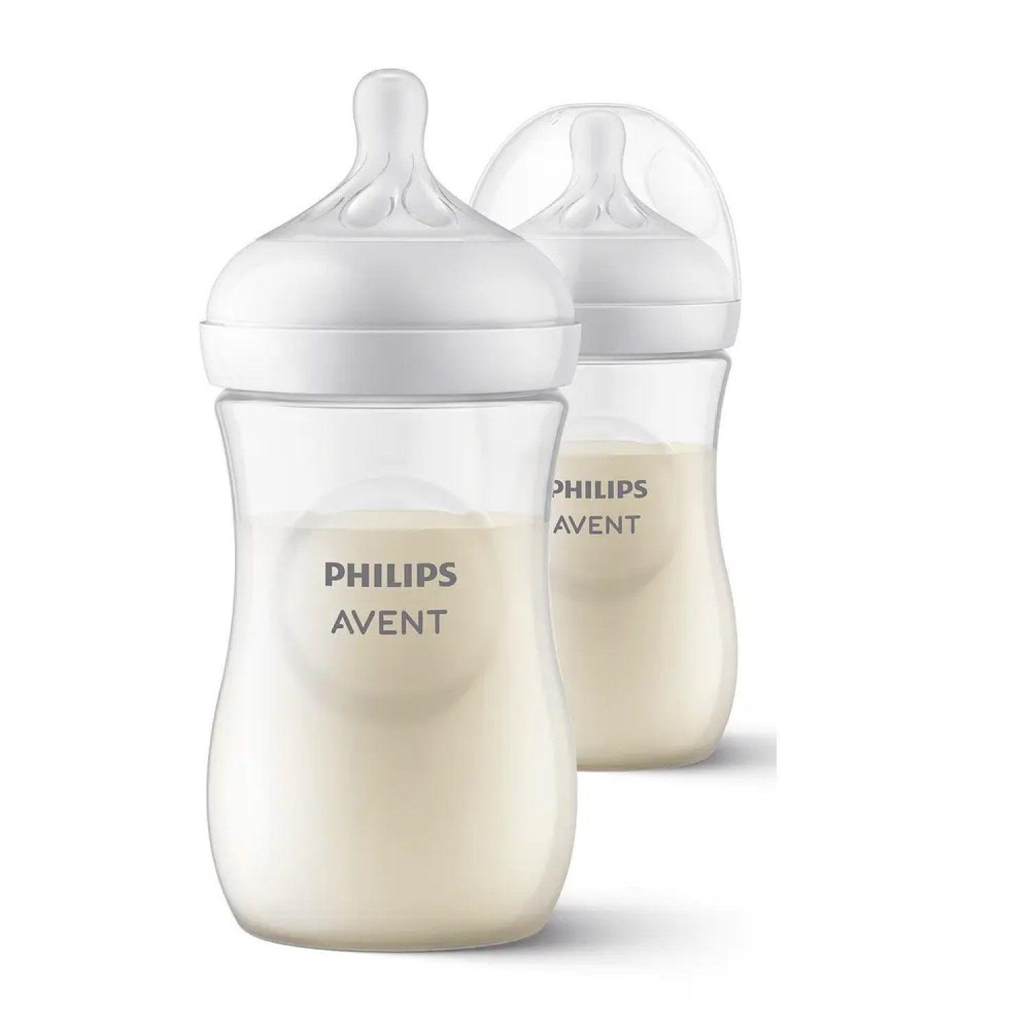 Pack 2 Mamaderas Natural Philips Avent Scy903/02 1m+ 260ml-0