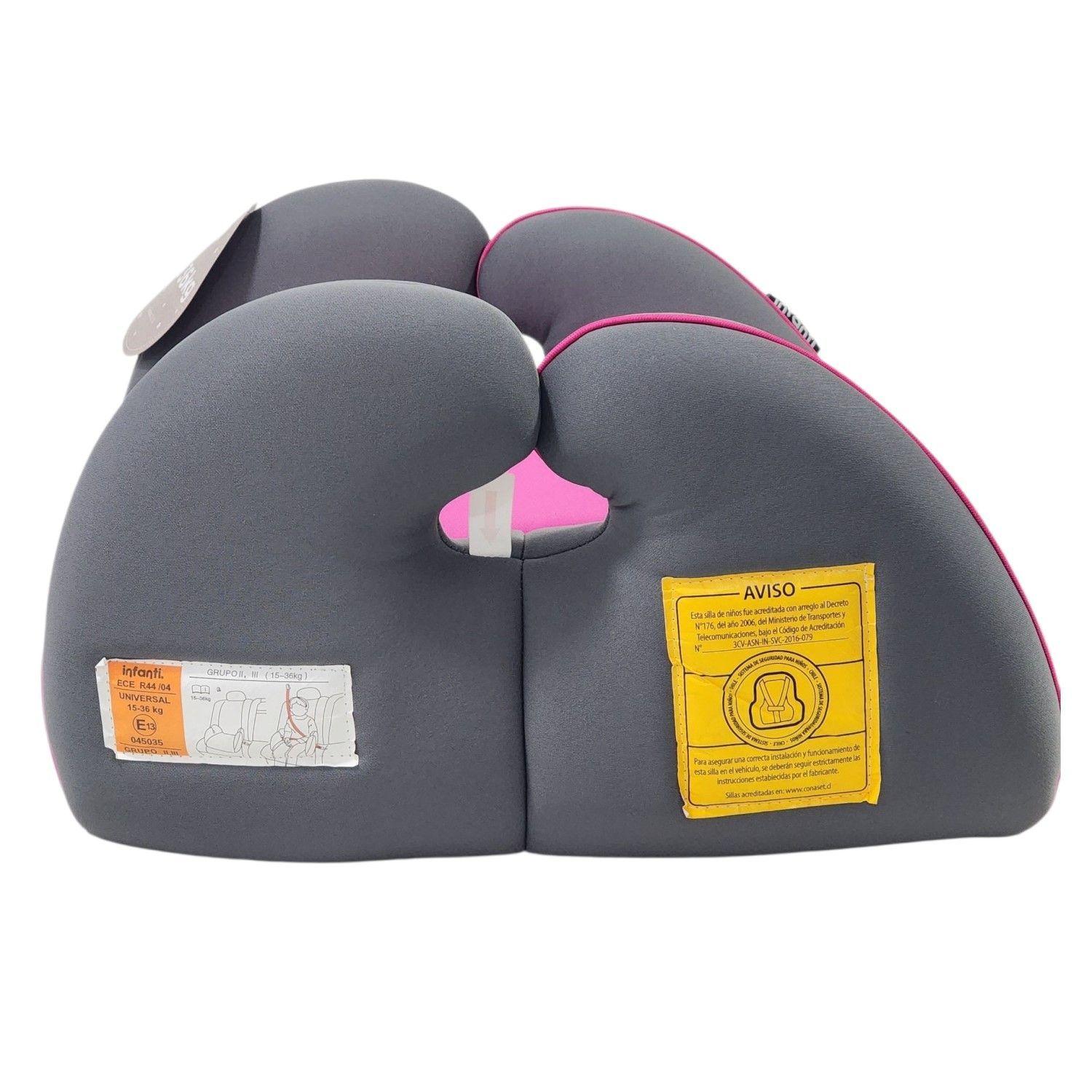 Silla Auto Alzador Conmuter Rosa Infanti-3