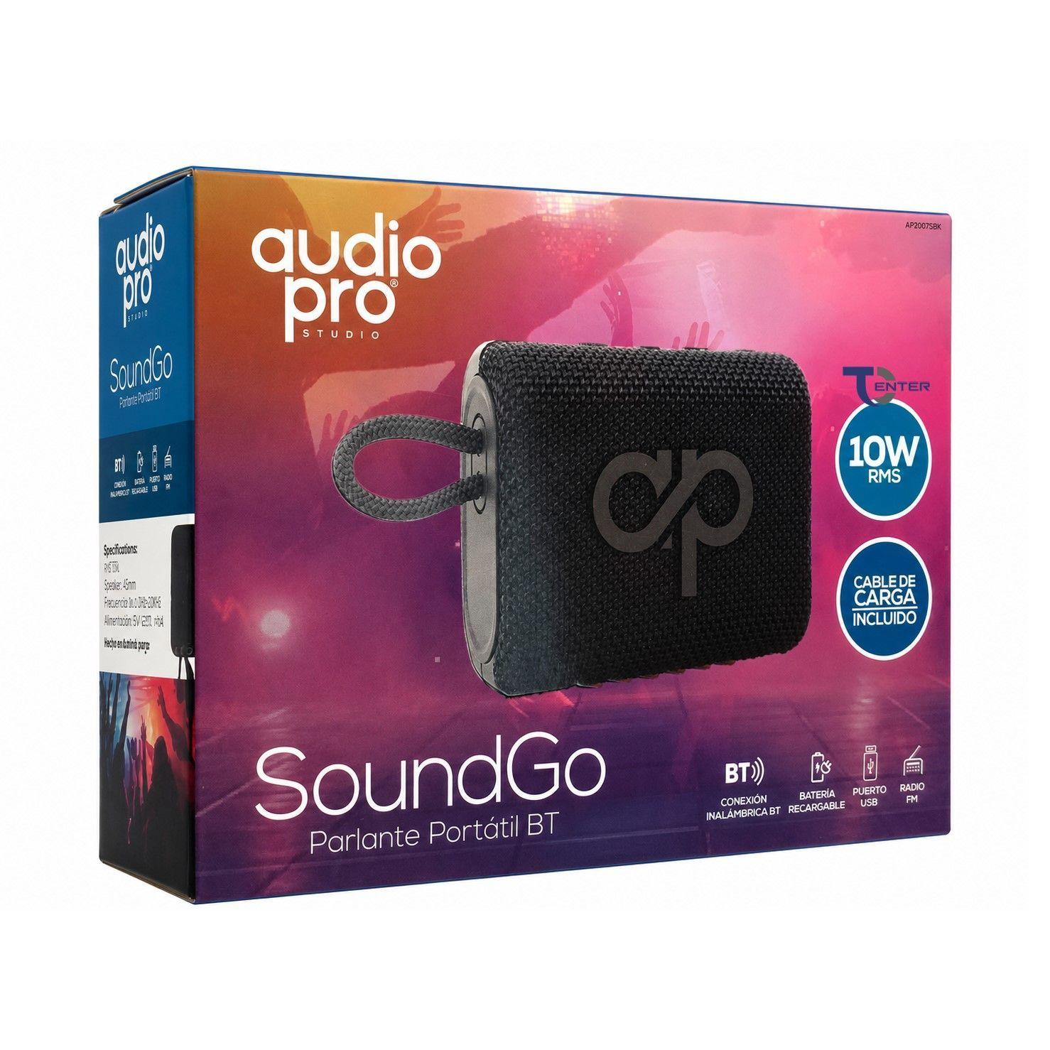 Parlante BT Audiopro 10w Inalámbrico AP02093BK Negro-4