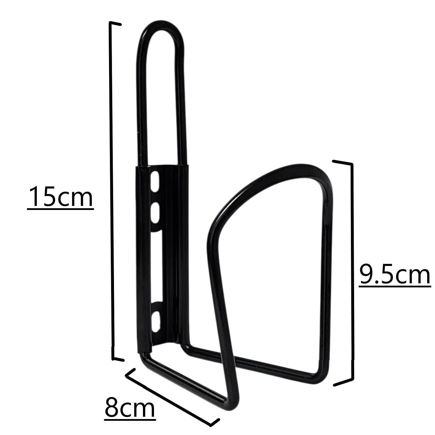 Soporte Porta Botella para Bicicleta de Metal e18210 Negro-5