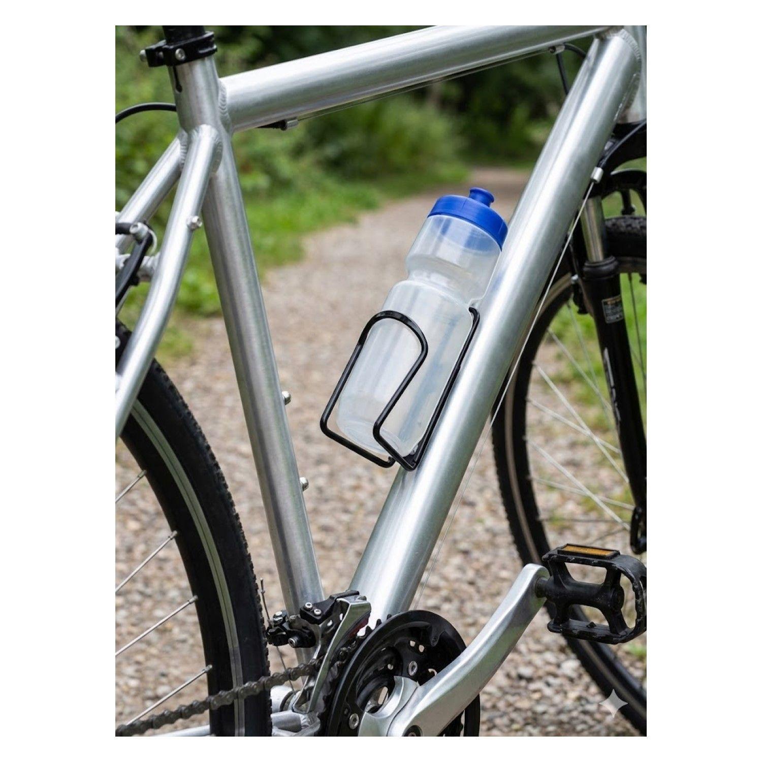 Soporte Porta Botella para Bicicleta de Metal e18210 Negro-6