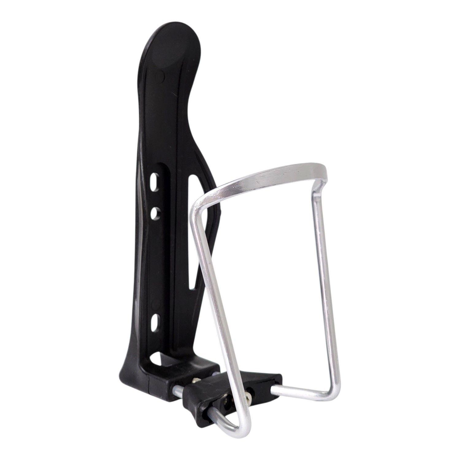 Soporte Porta Botella Ajustable para Bicicleta e18001 Plata-0