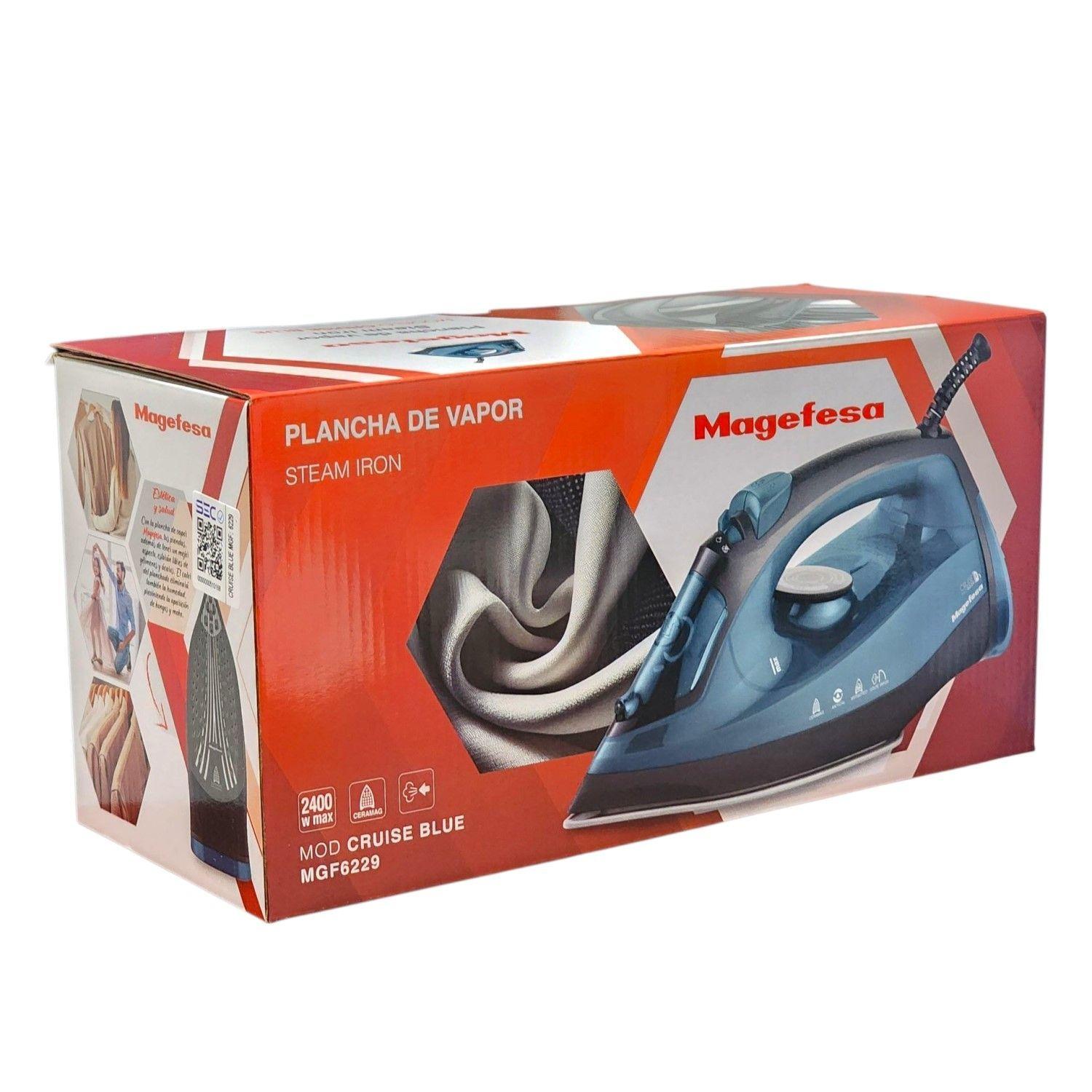 Plancha Vapor para Ropa 2400w Cruise Blue MGF6229 Magefesa-3