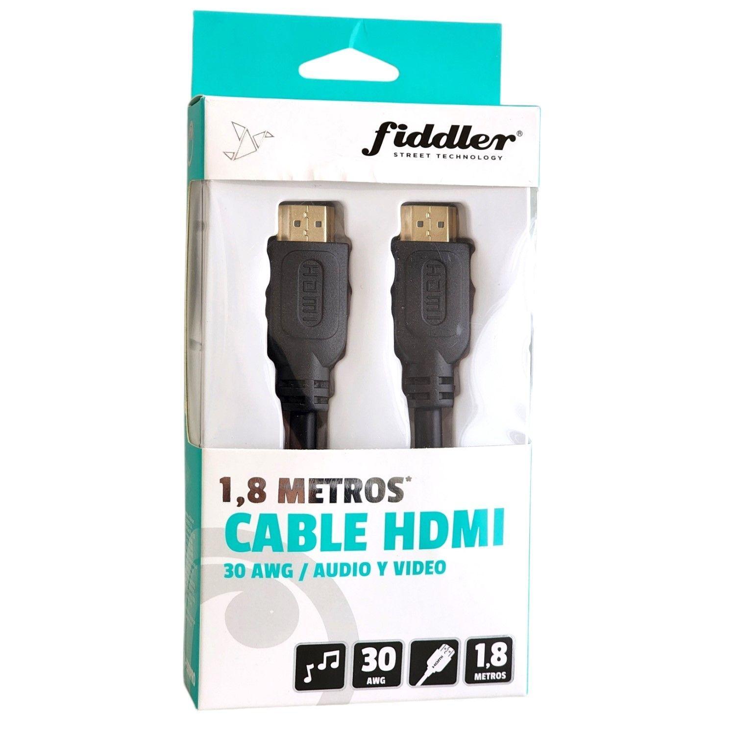 Cable HDMI 30AWG 1.8mt Fiddler-4