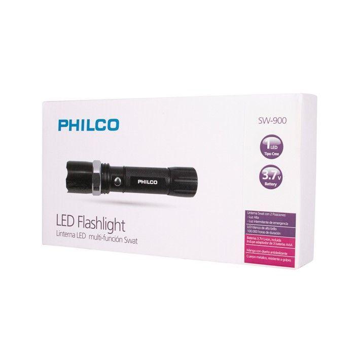 Linterna Led Cree Philco Multi-funcion Swat-2