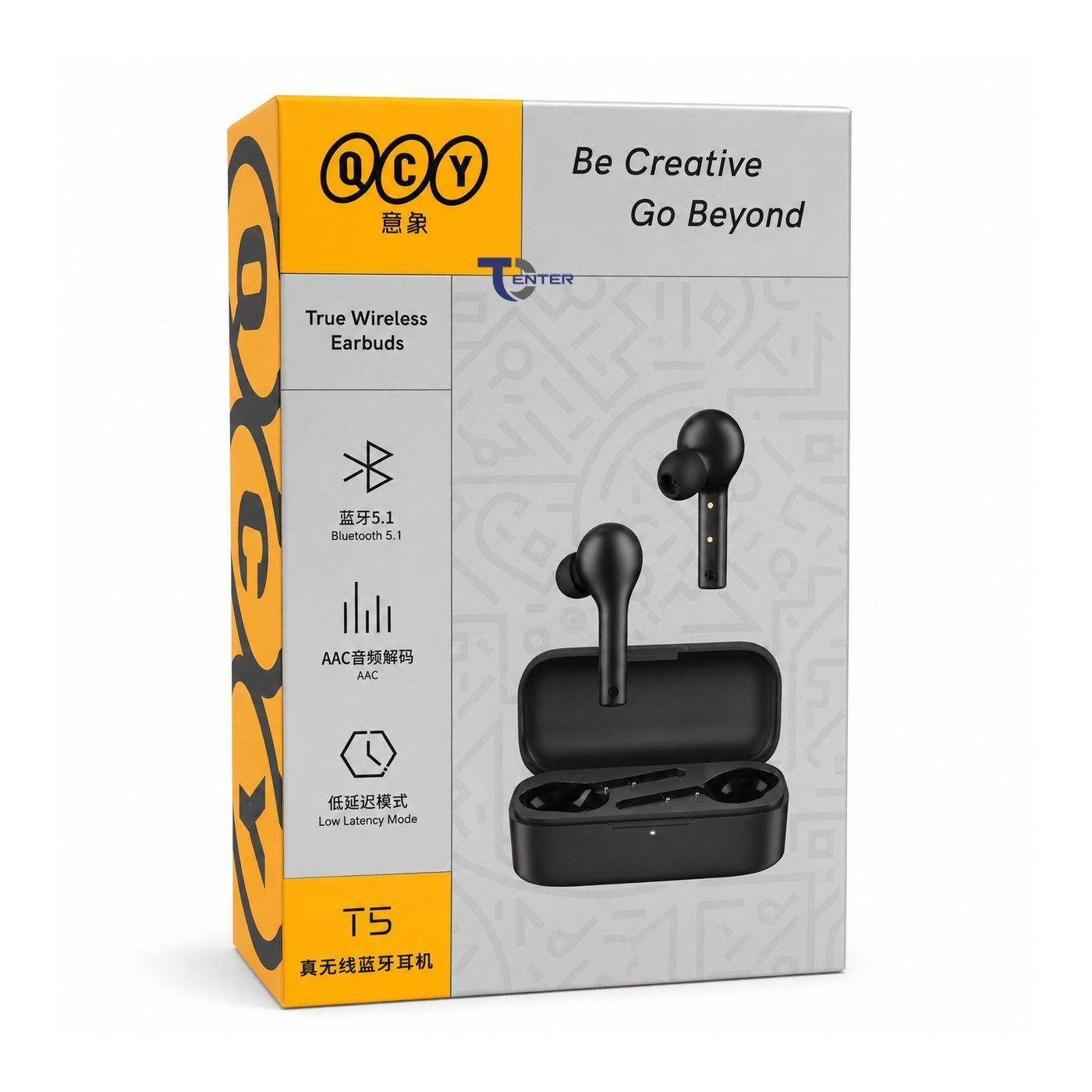 Audífonos QCY T5 True Wireless Bt 5.1 Negros-3