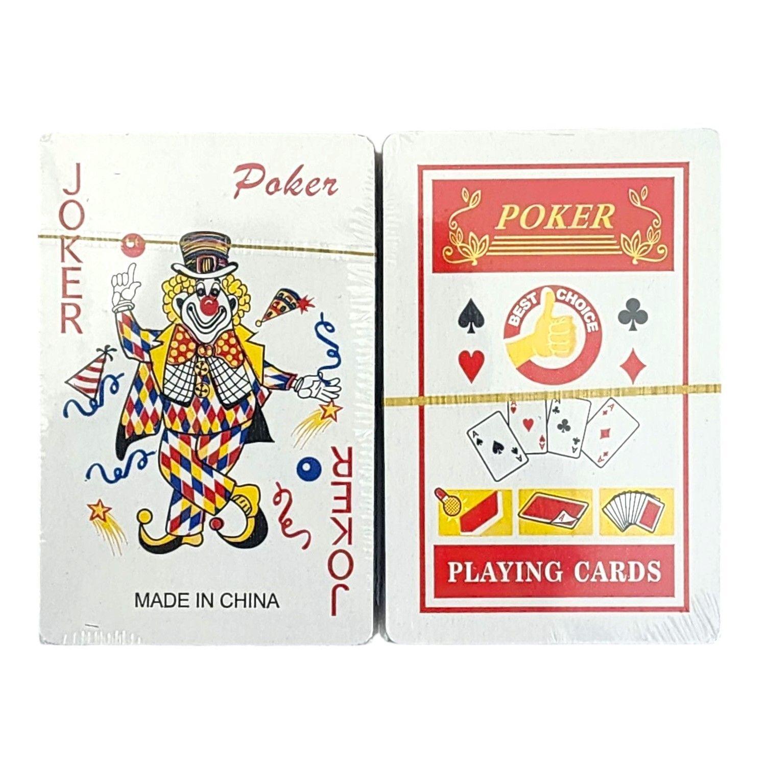 Set 2 Juegos de Cartas Póker y Naipes Clásico 11230-3