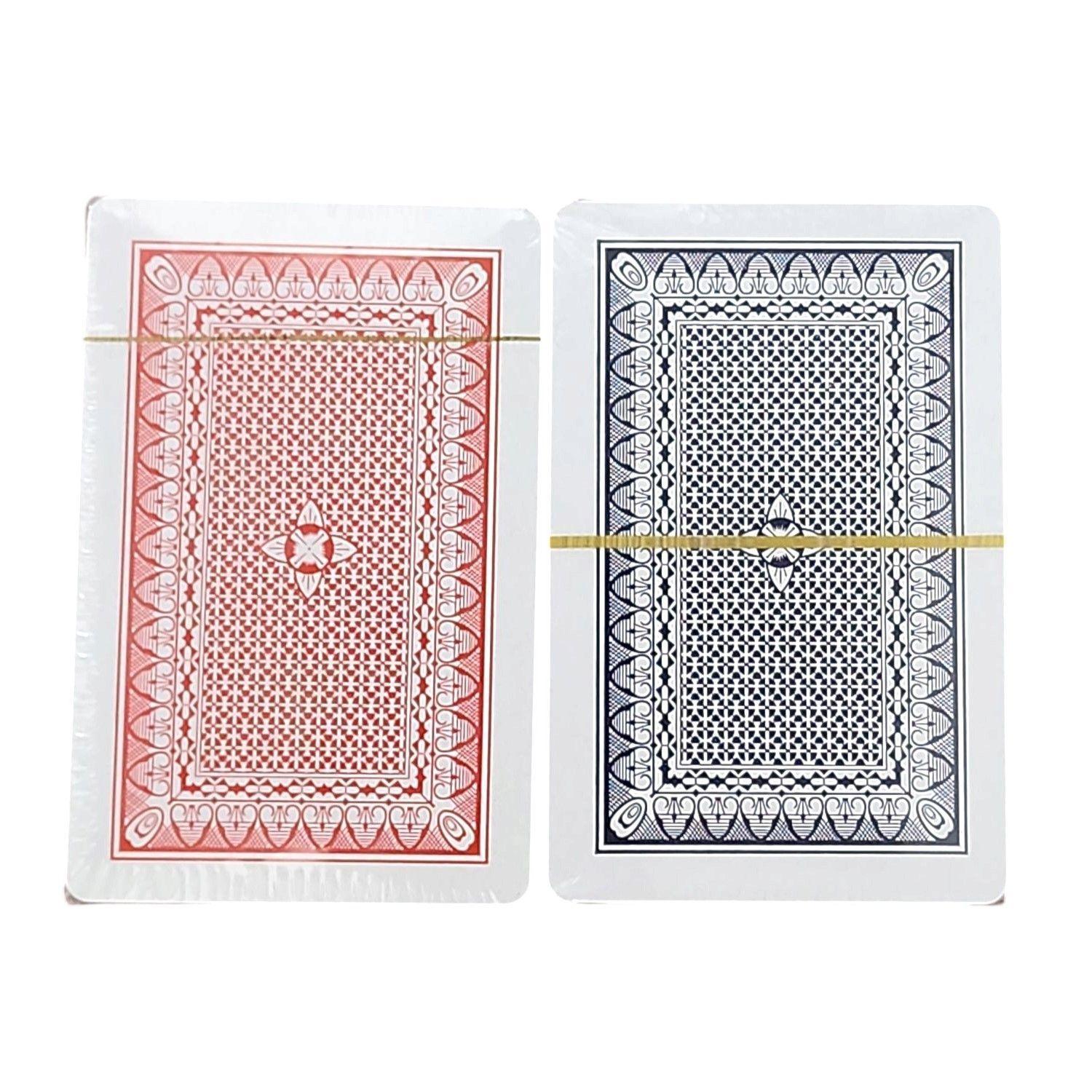 Set 2 Juegos de Cartas Póker y Naipes Clásico 11230-4