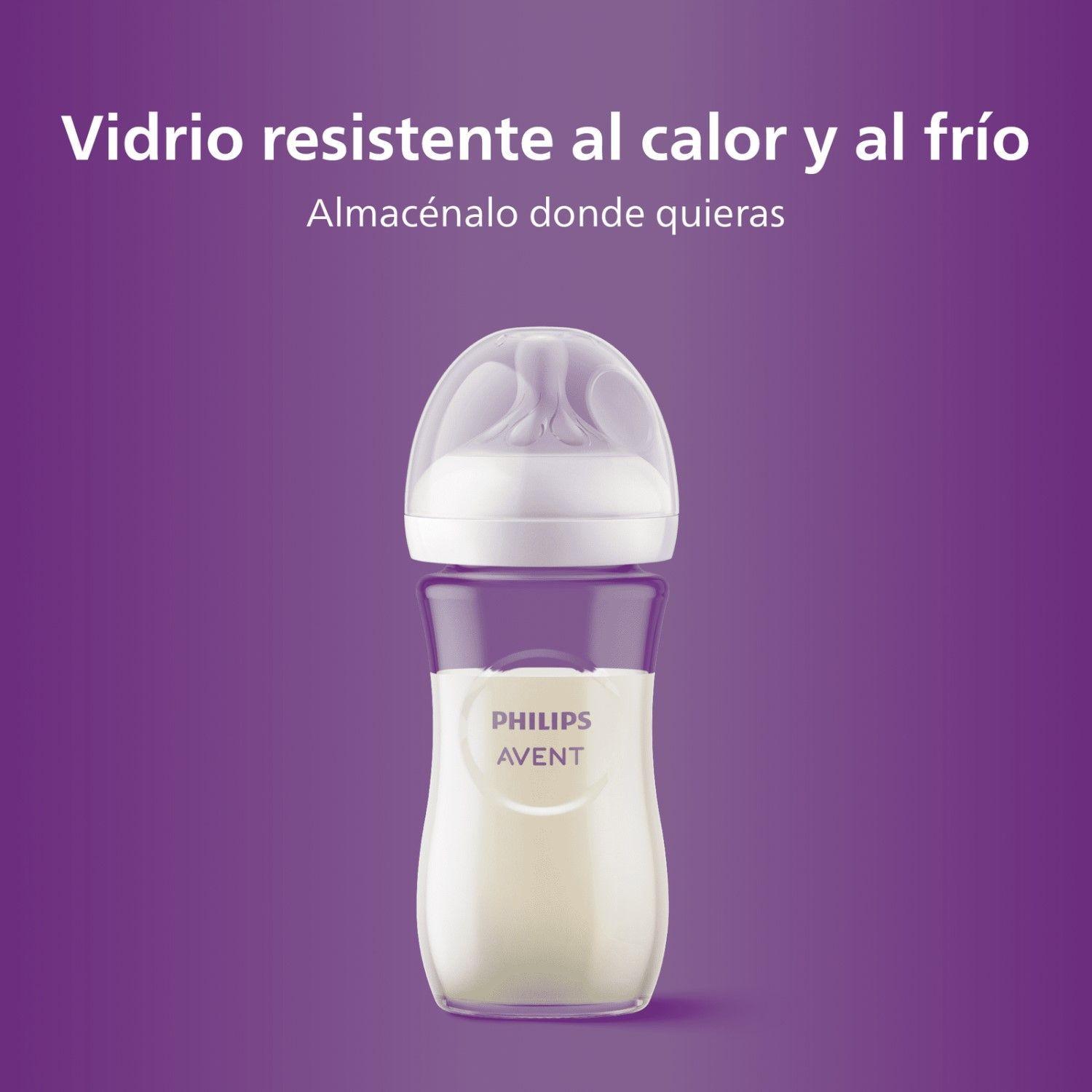 Mamadera Vidrio Natural 3.0 Avent 240Ml SCY933/01-2